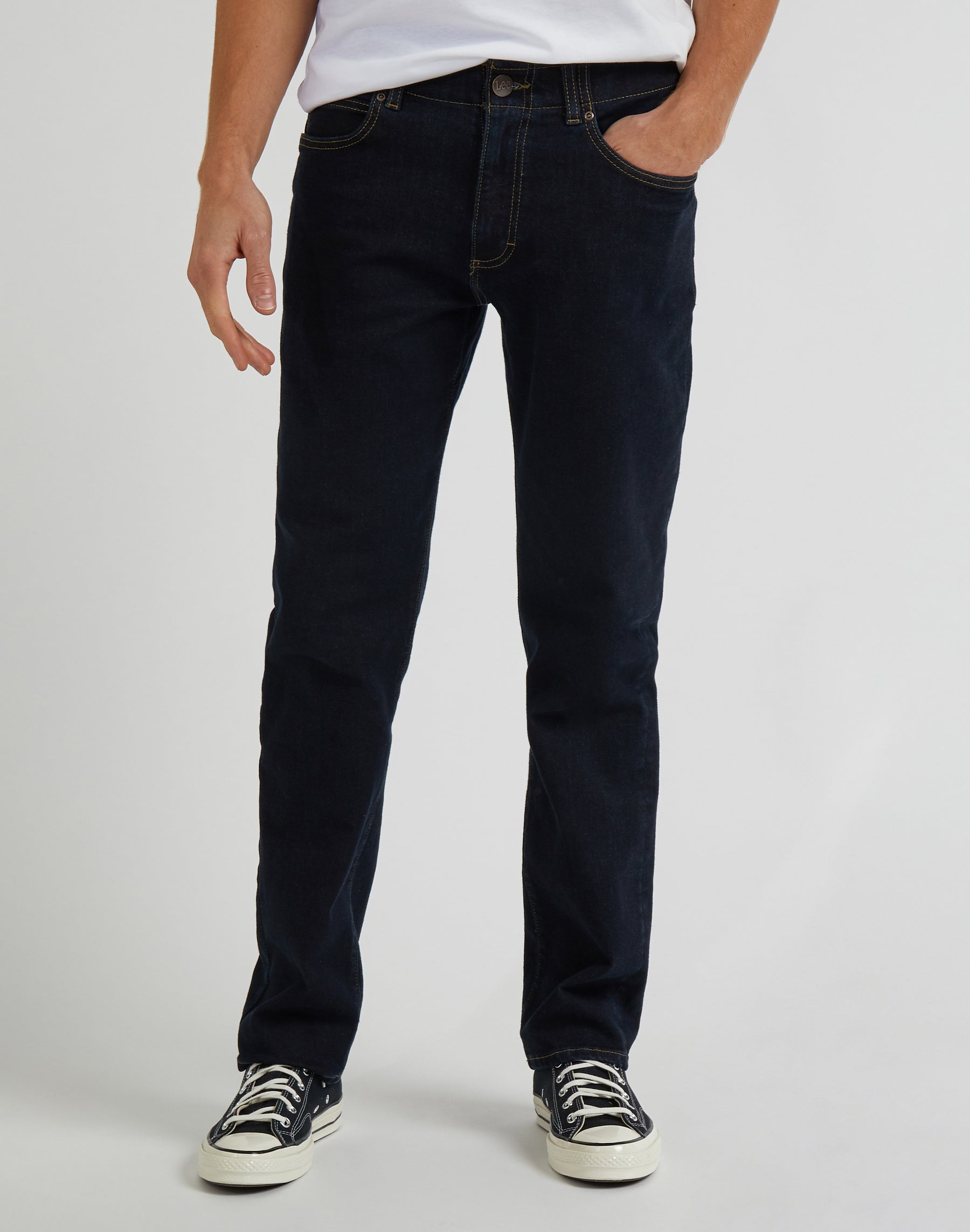 Mvp droit en jeans rincés Lee