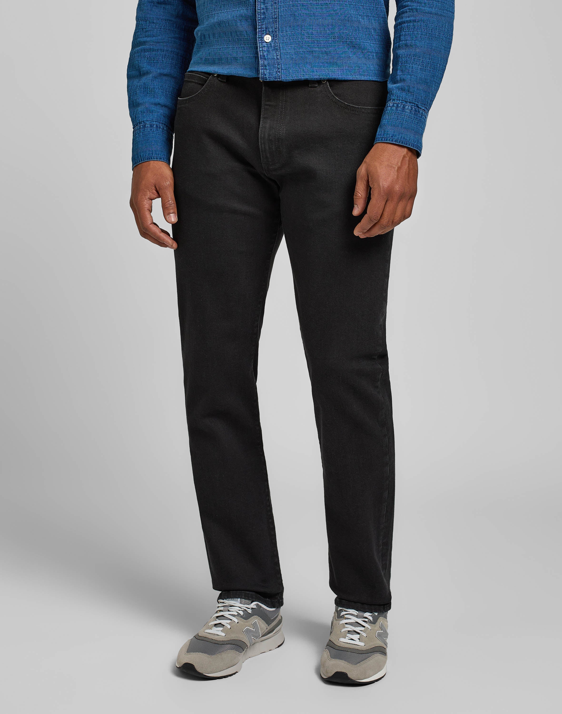 Jeans MVP droit en noir Lee