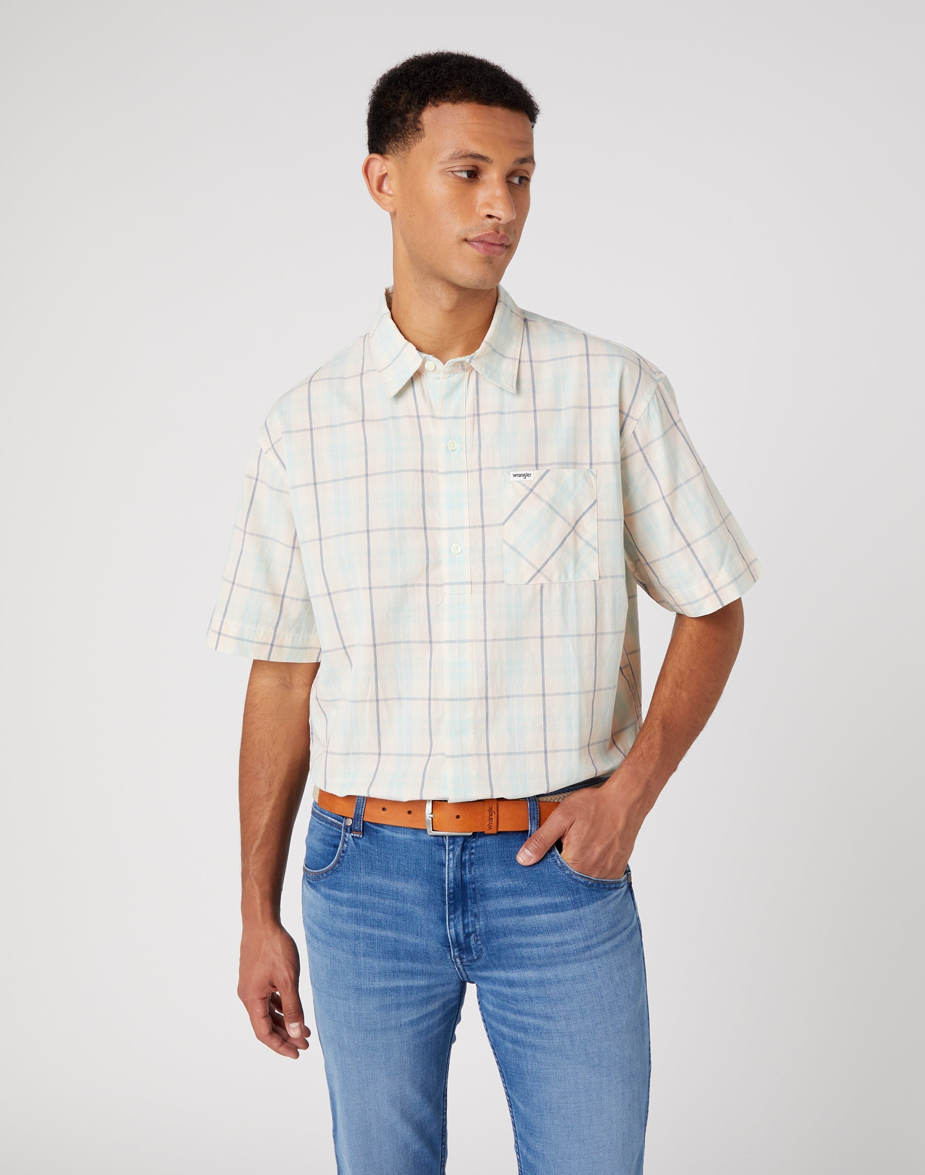 Webbing Belt in Peyote Beige Ceinture Wrangler