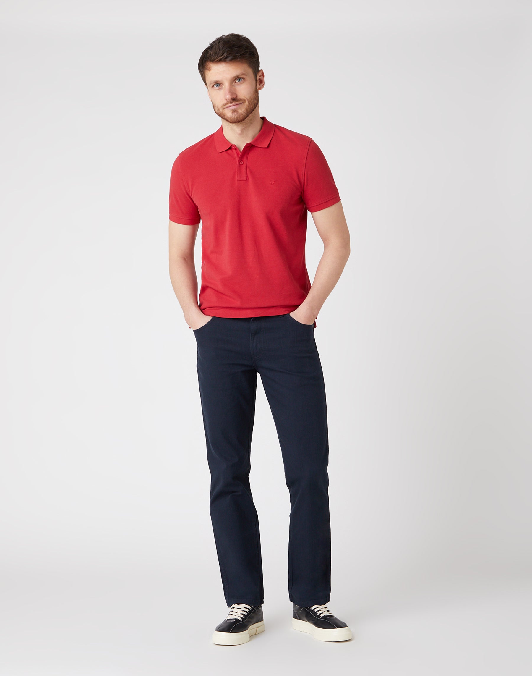 Regular Fit Low Stretch in Navy Pantalon Wrangler