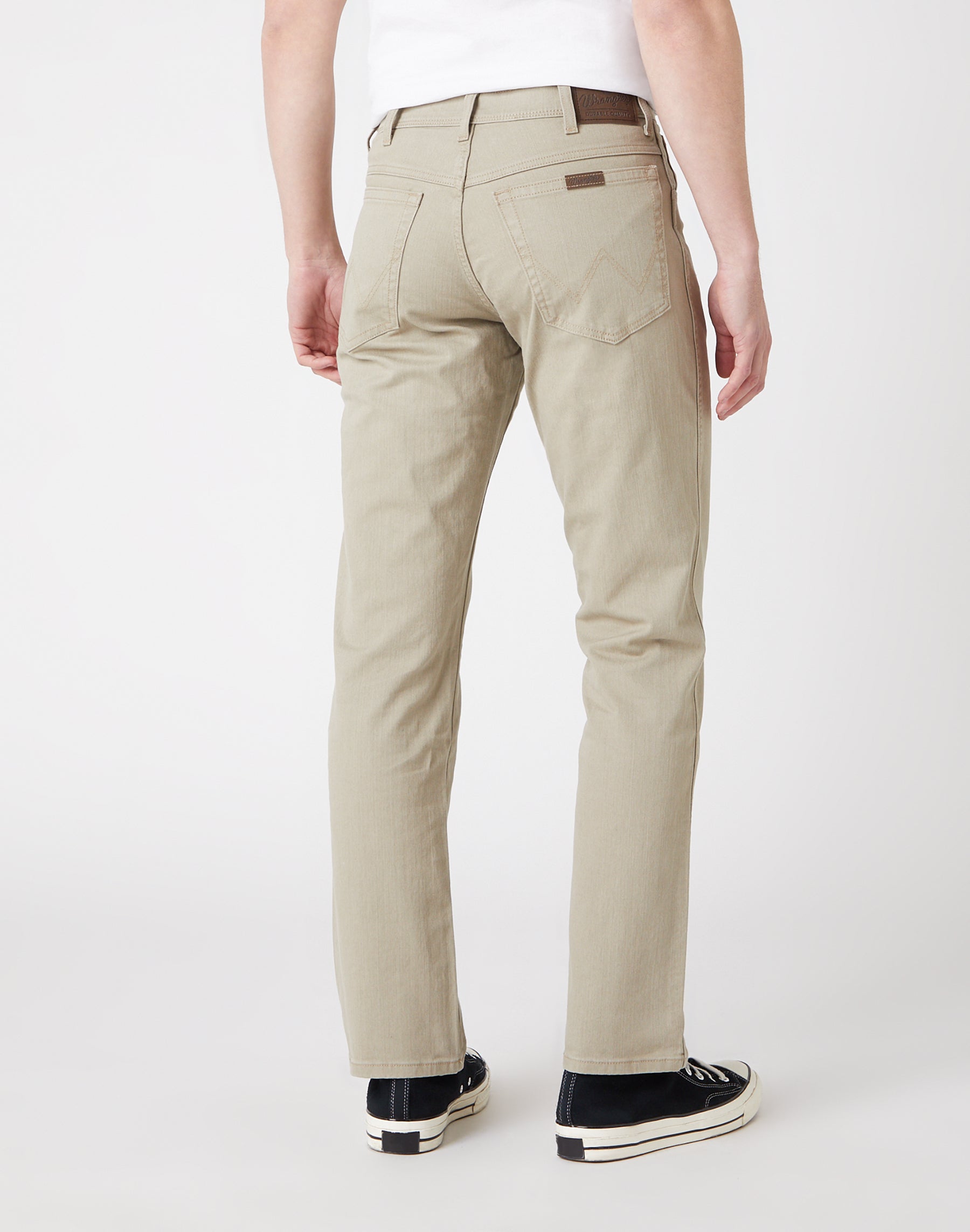Regular Fit Low Stretch in Camel Pantalon Wrangler