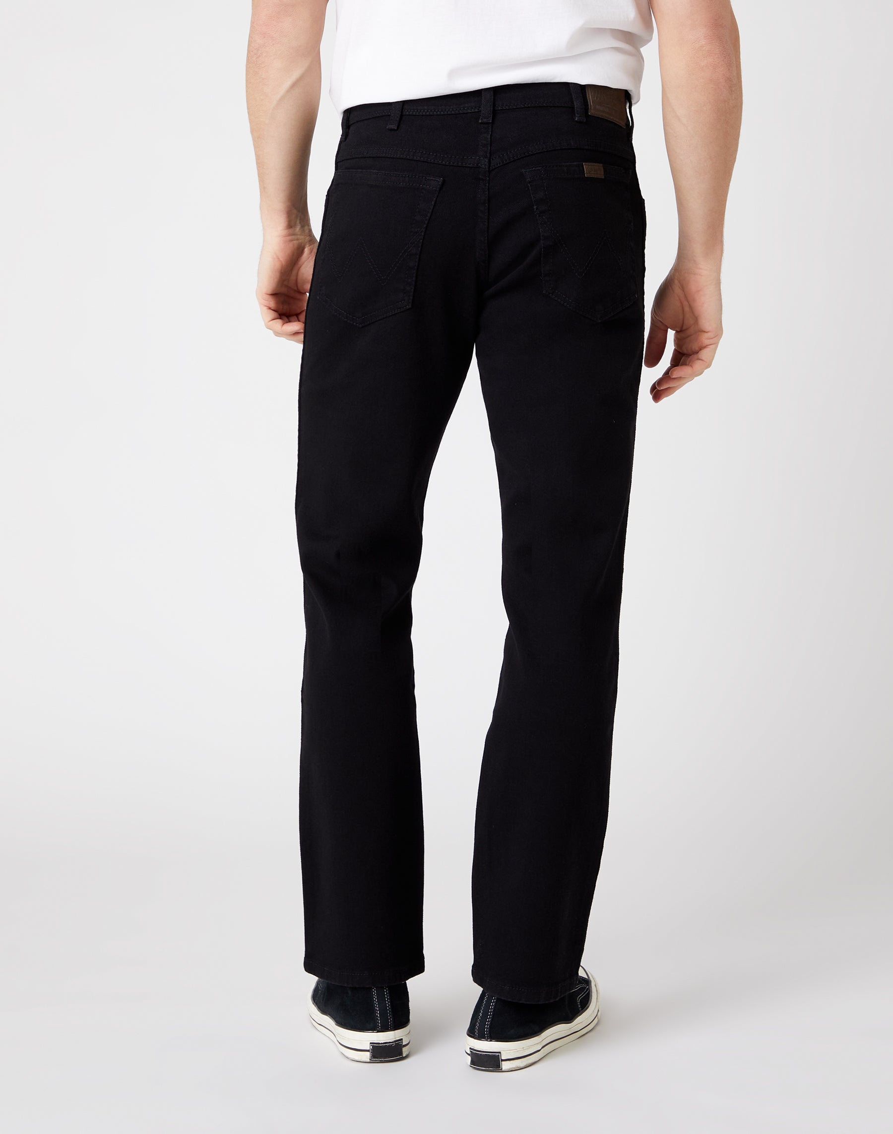 Regular Fit Low Stretch en jeans noir Wrangler