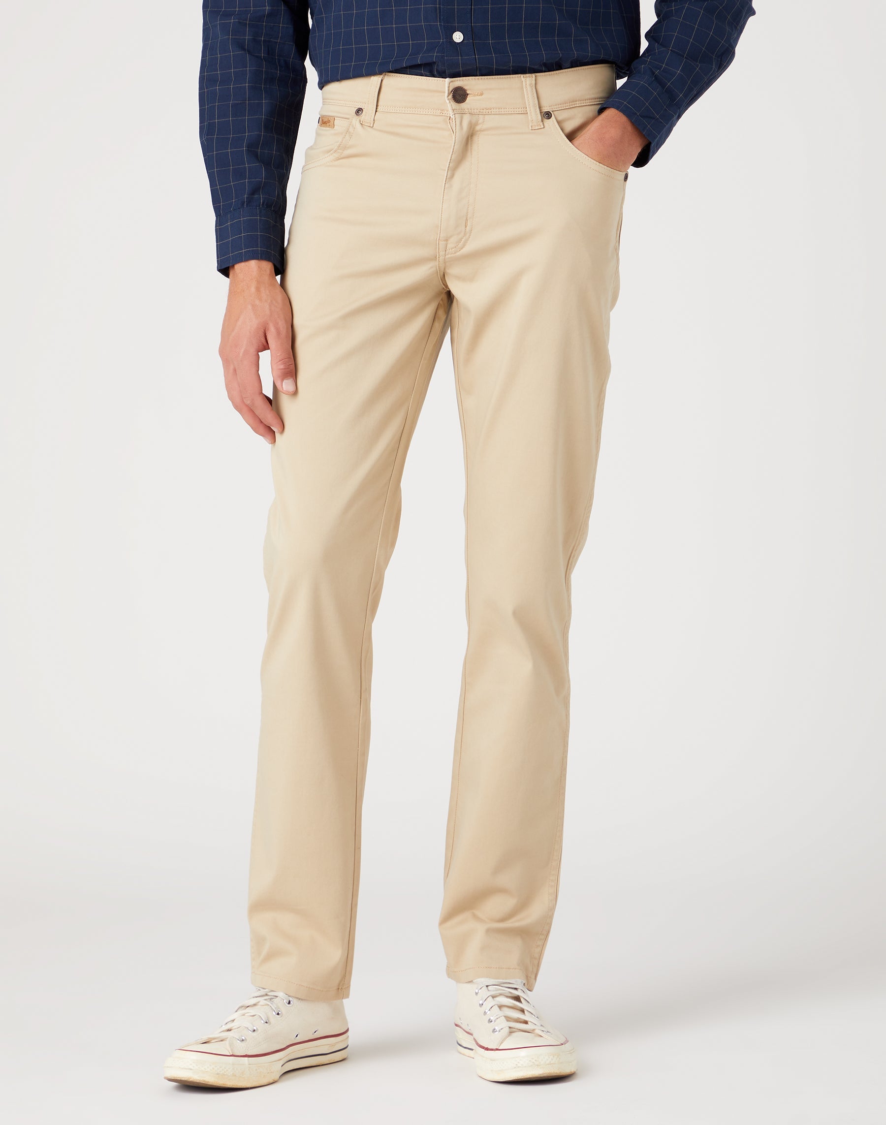 Texas Slim Medium Stretch in Safari Pantalon Wrangler