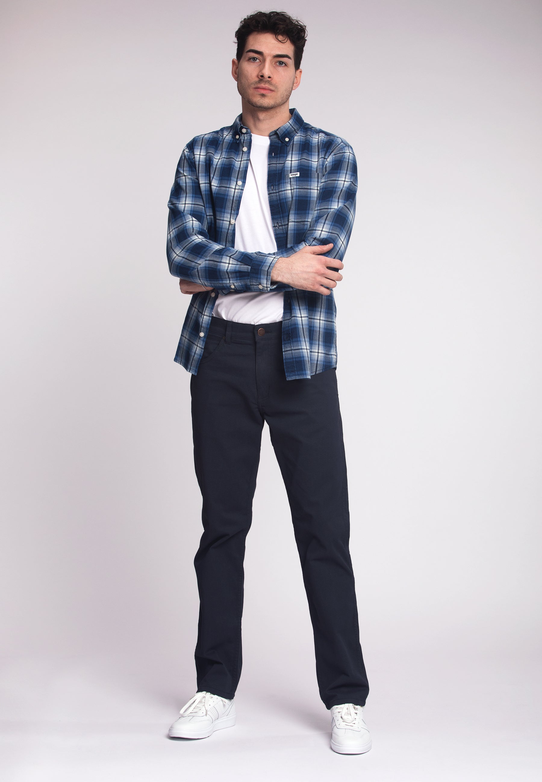 Greensboro Twill in Dark Navy Pantalon Wrangler