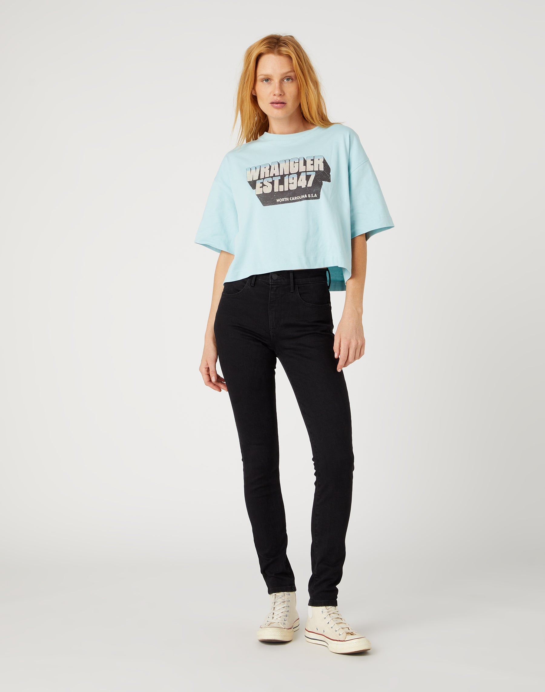 Skinny haut en jeans Arachne Wrangler