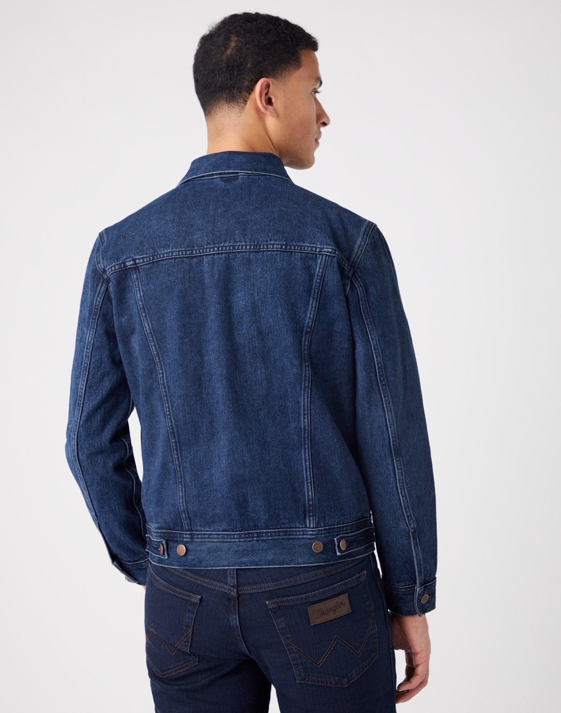 Authentic Jacket in Coalblue Stone Vestes Wrangler