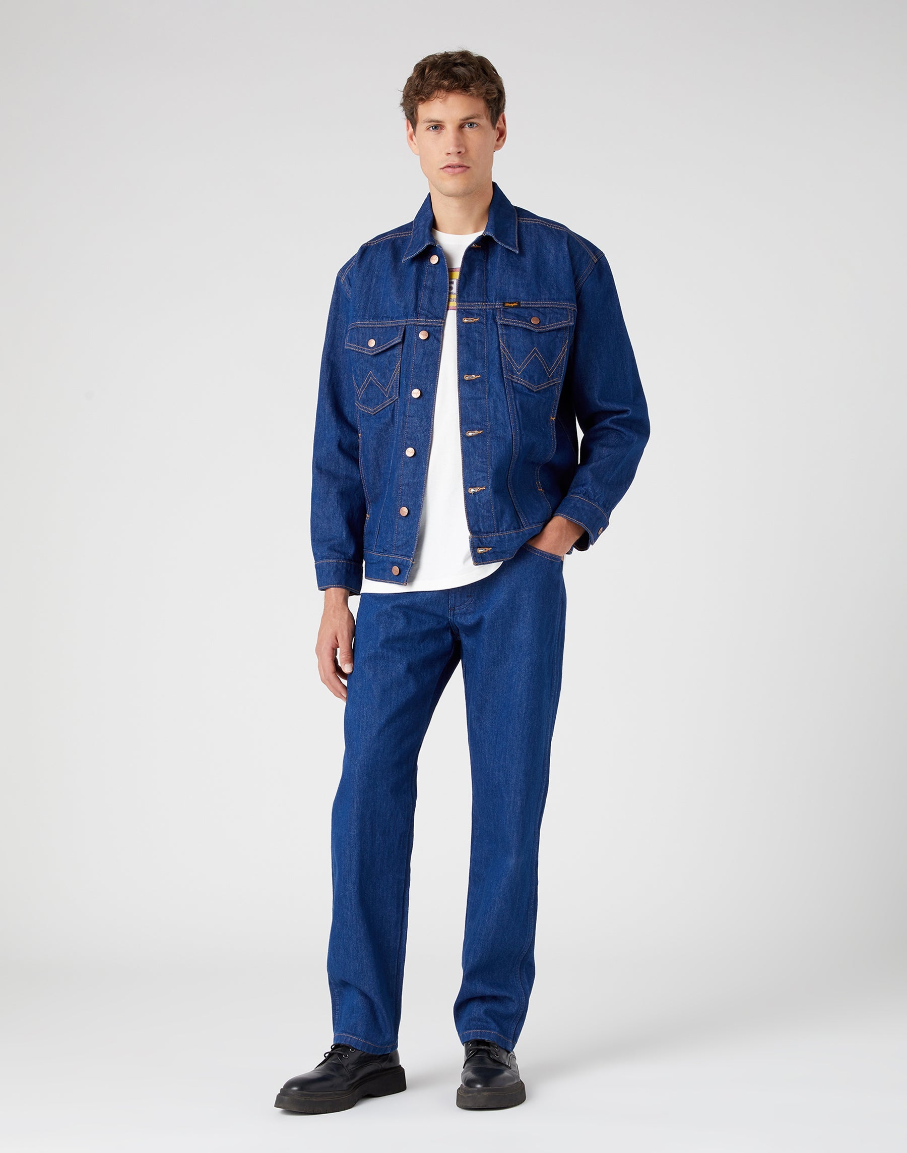 Veste Anti Fit in Wrangler Blue Vestes Wrangler