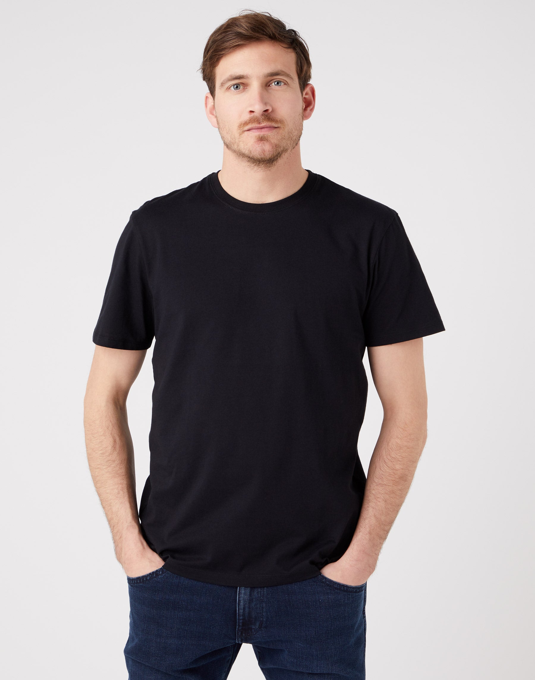 2 Pack Tee in Black/White T-shirts Wrangler