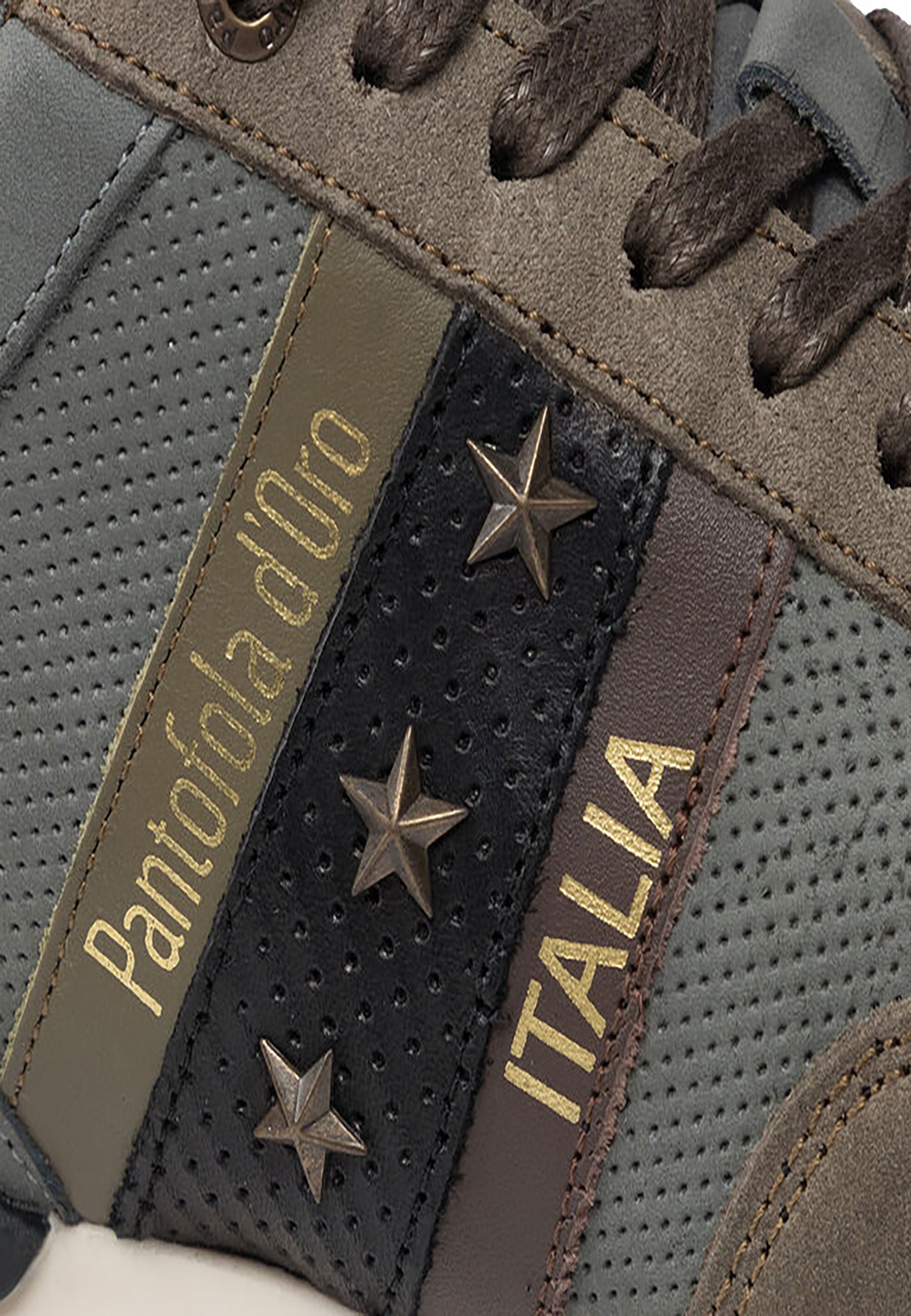 Baskets Imola Runner N in Olive Pantofola d'Oro   