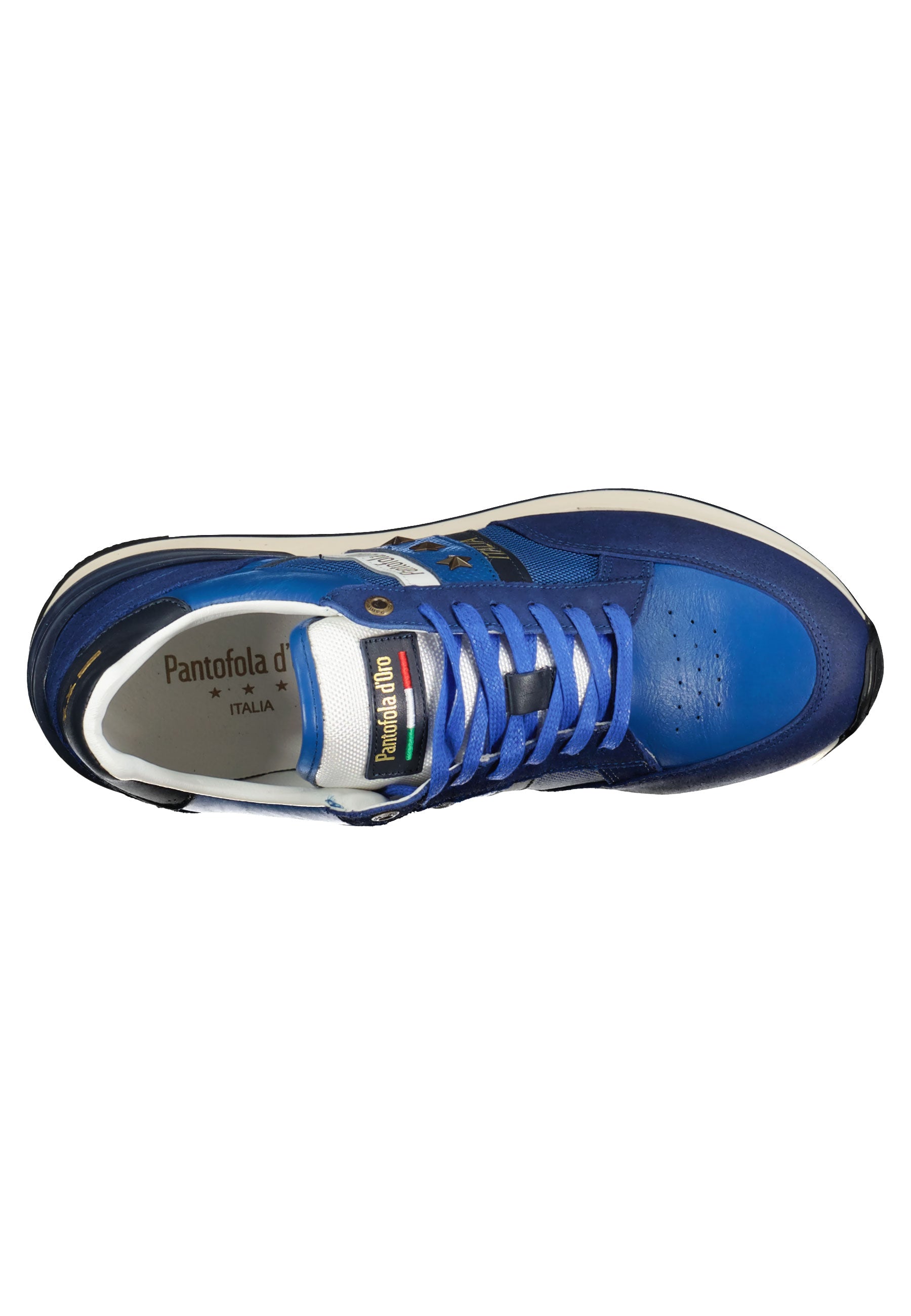 Baskets Imola Runner N en Bleu Olympien Pantofola d'Oro   