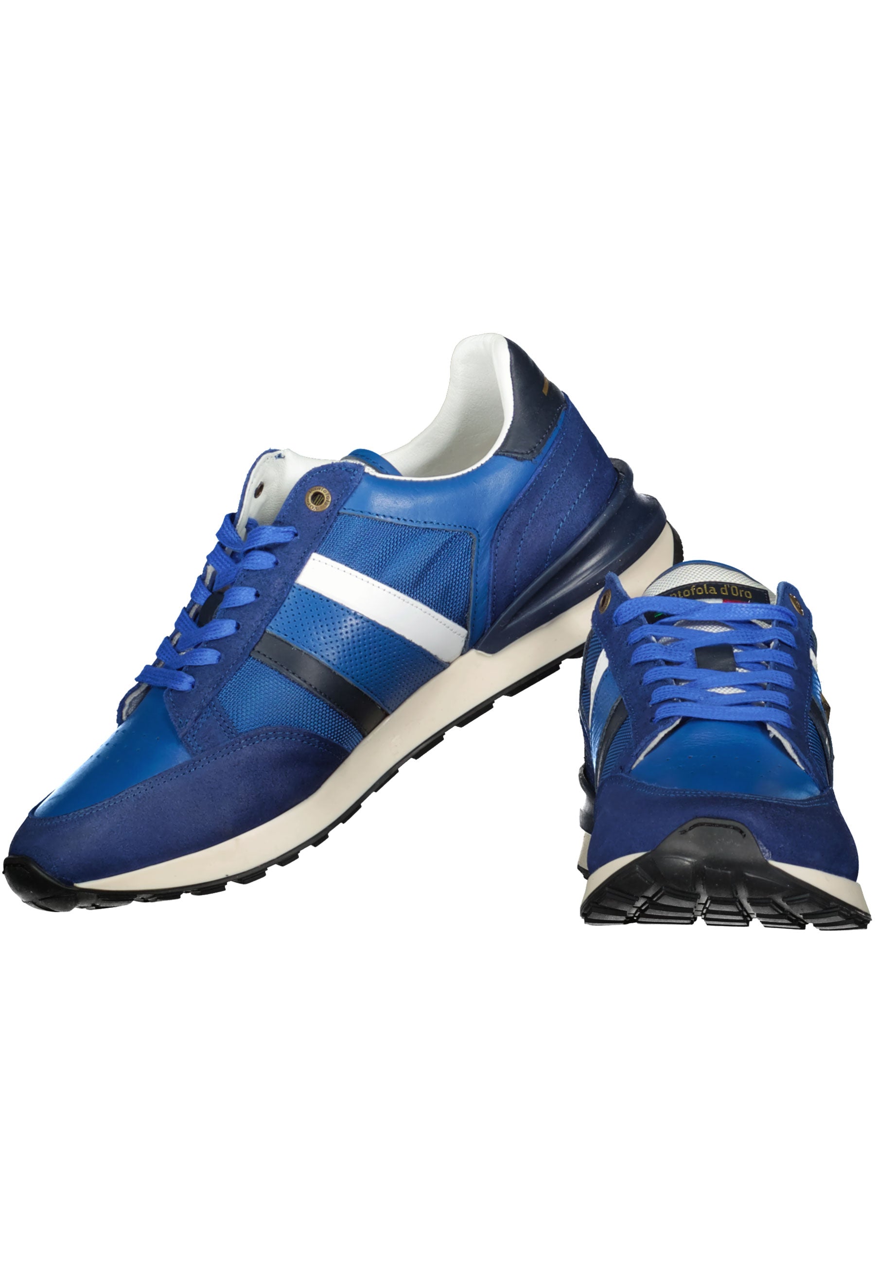 Baskets Imola Runner N en Bleu Olympien Pantofola d'Oro   