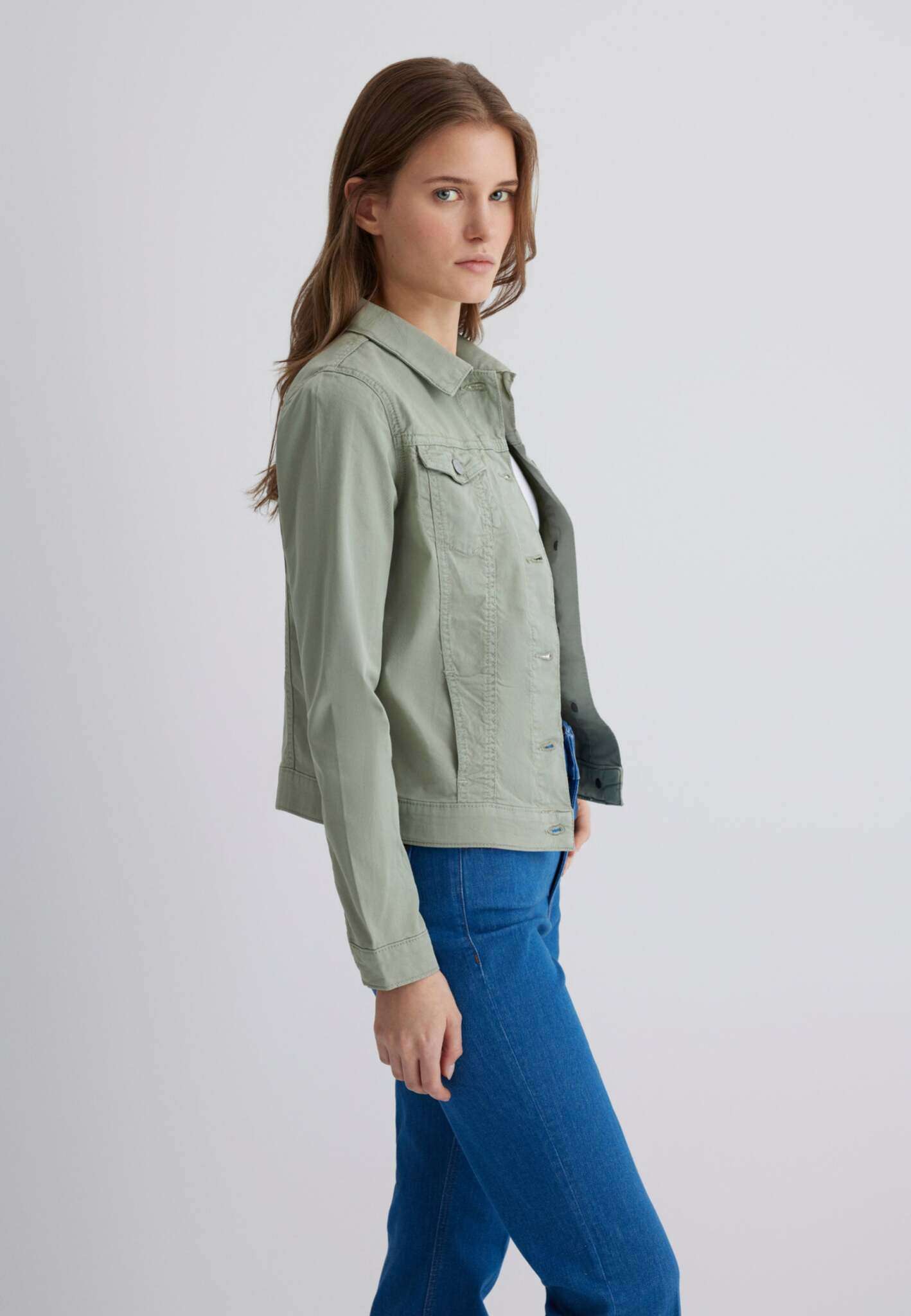 Daisy in Lily Pad Vestes en sergé Mavi