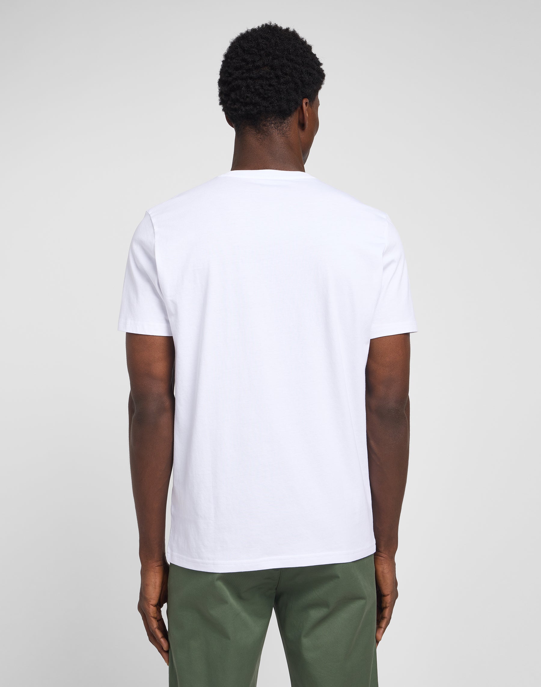 T-shirt Woobly Logo en blanc T-shirts Lee   