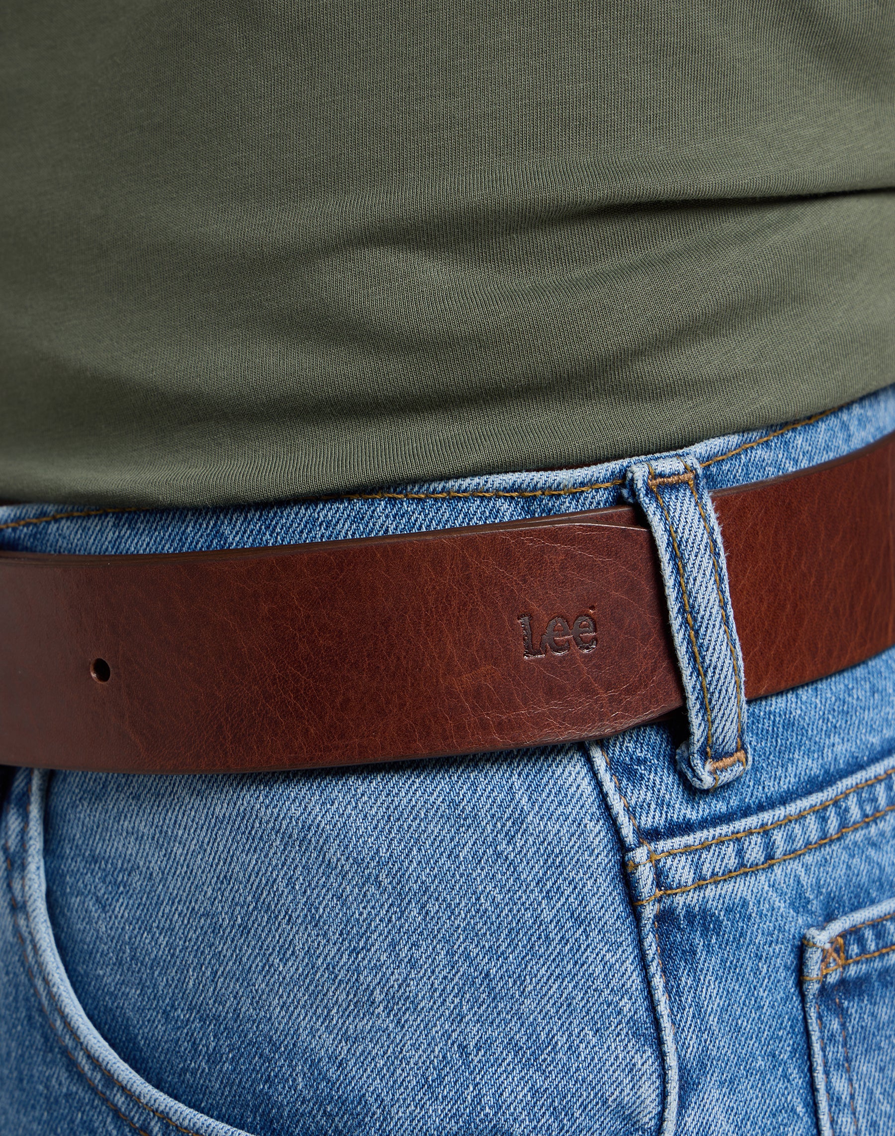 Lee Belt in Dark Brown Ceinture Lee