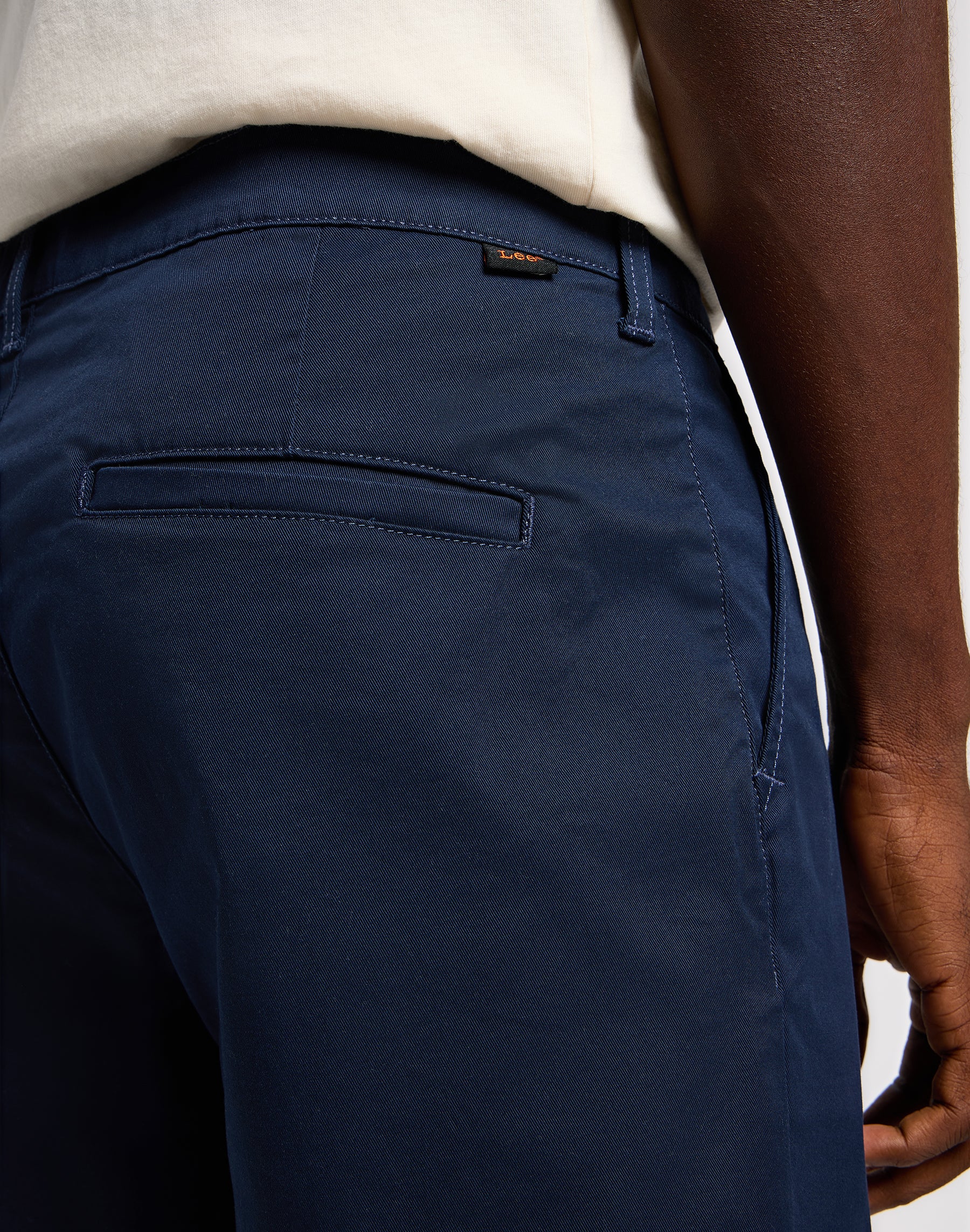 Short Regular Chino en Deep Navy Short Lee   