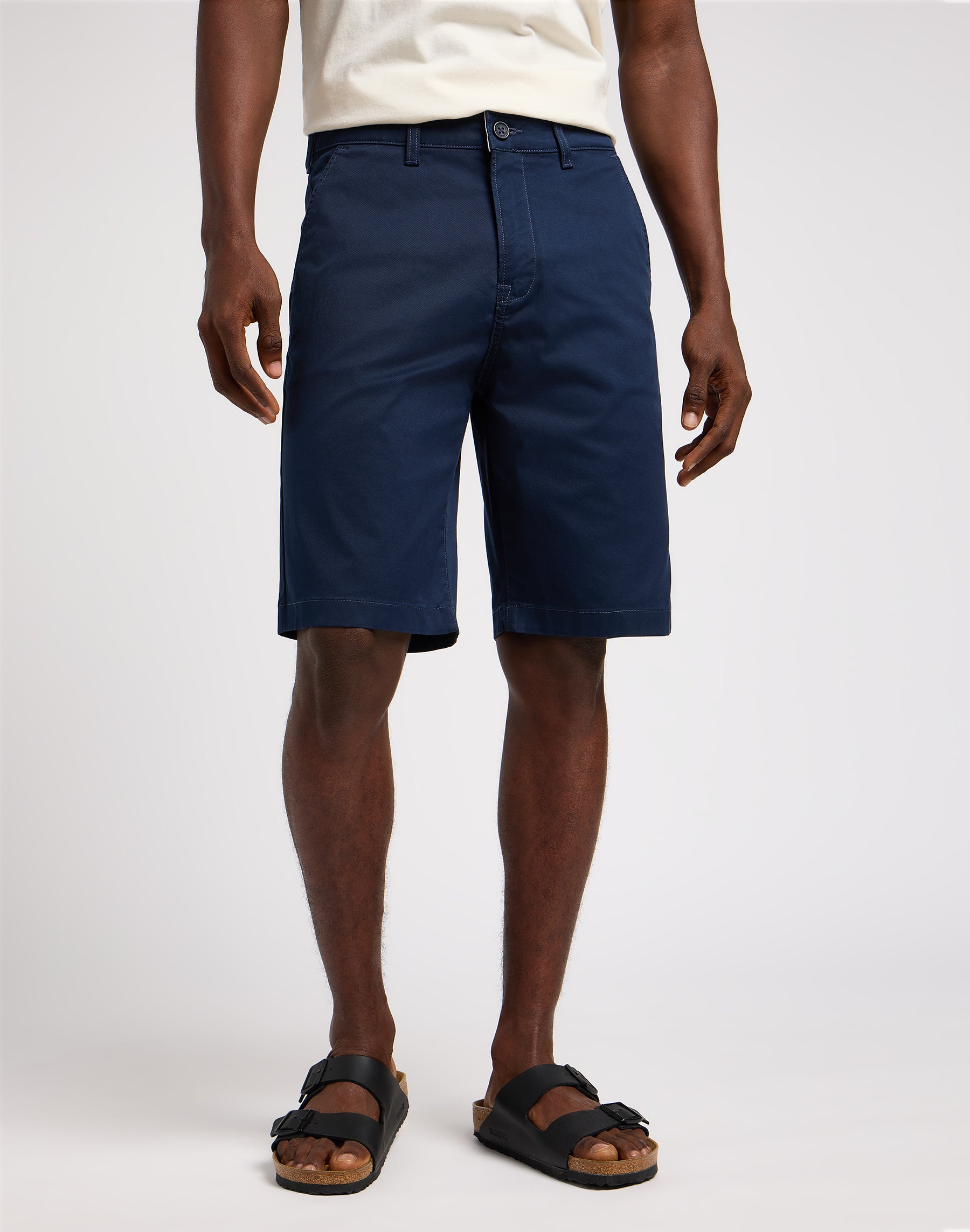 Short Regular Chino en Deep Navy Short Lee   