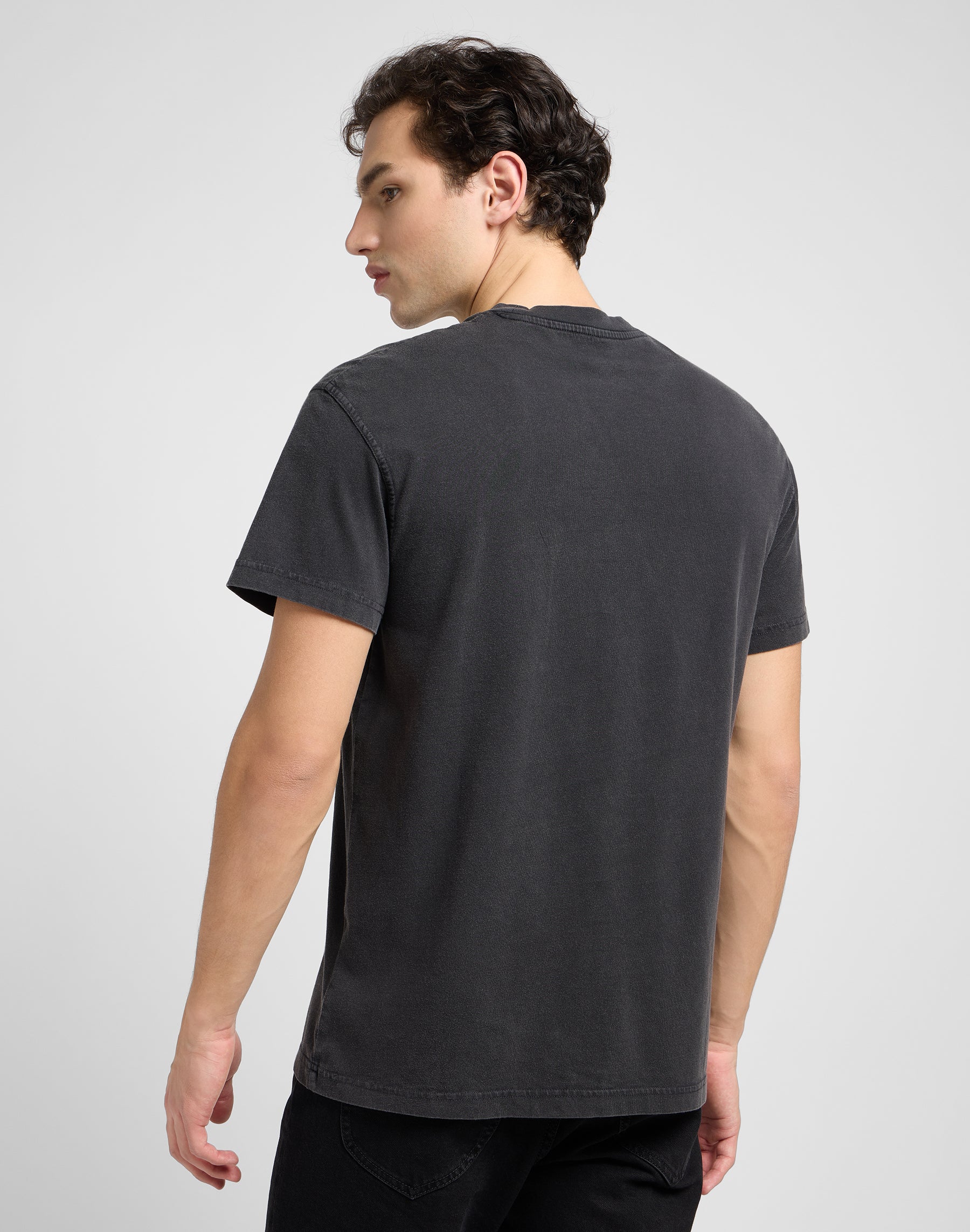 Tee shirt Relaxed Pocket en Washed Black T-shirts Lee   