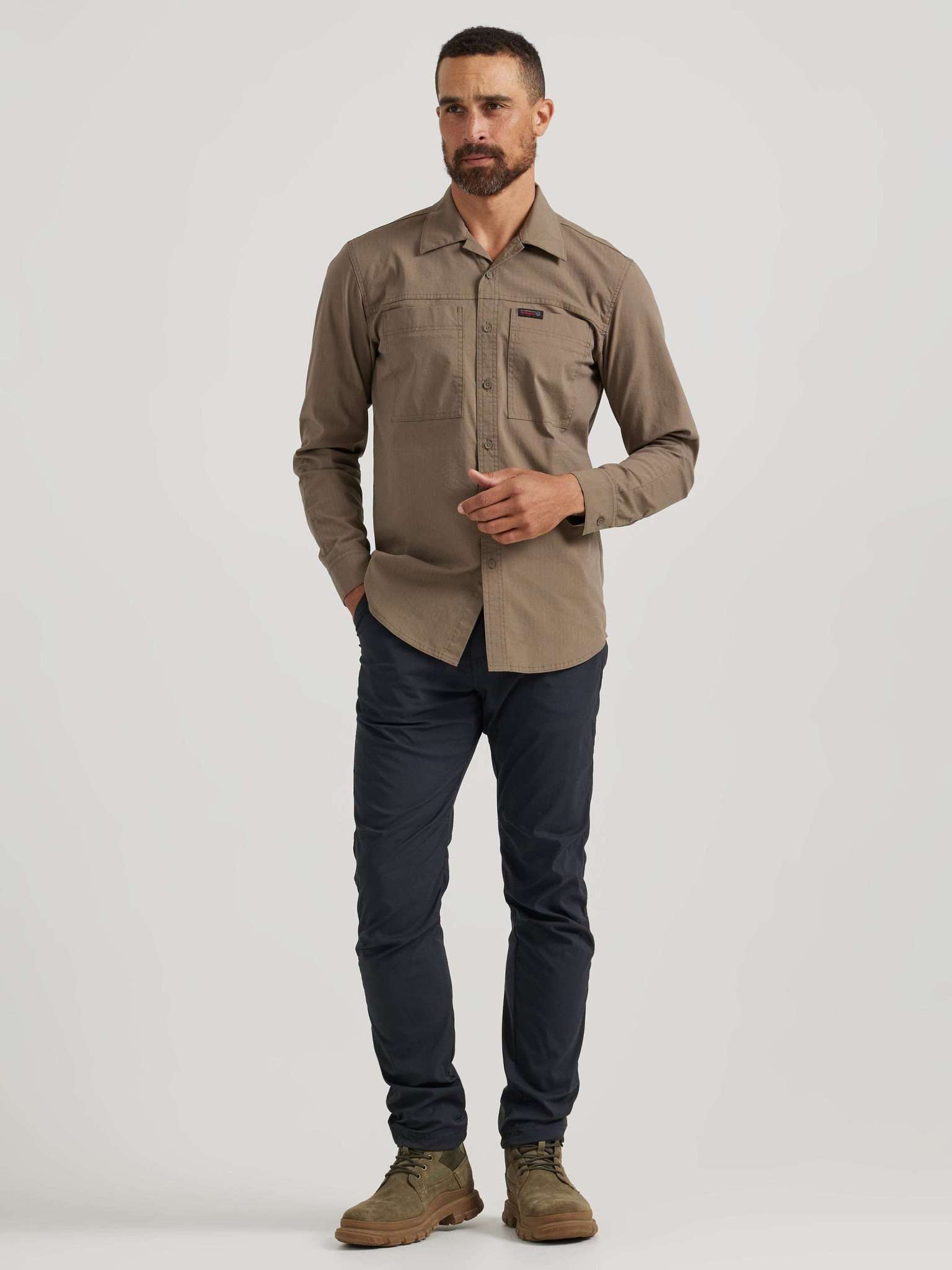 LS Rugged Utility Shirt in Bungee Cord Chemises Wrangler   