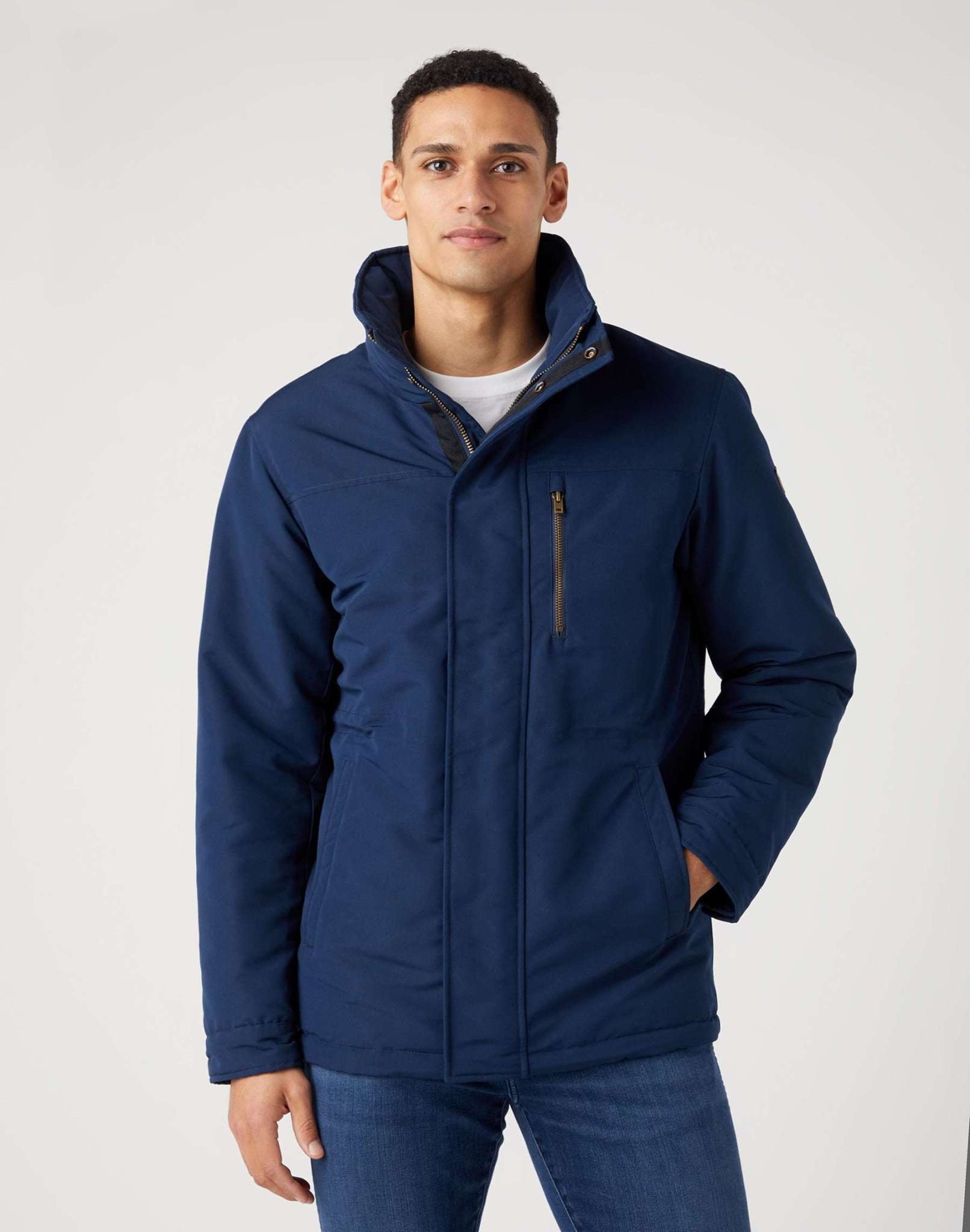 Bodyguard Jacket in Navy Vestes Wrangler   