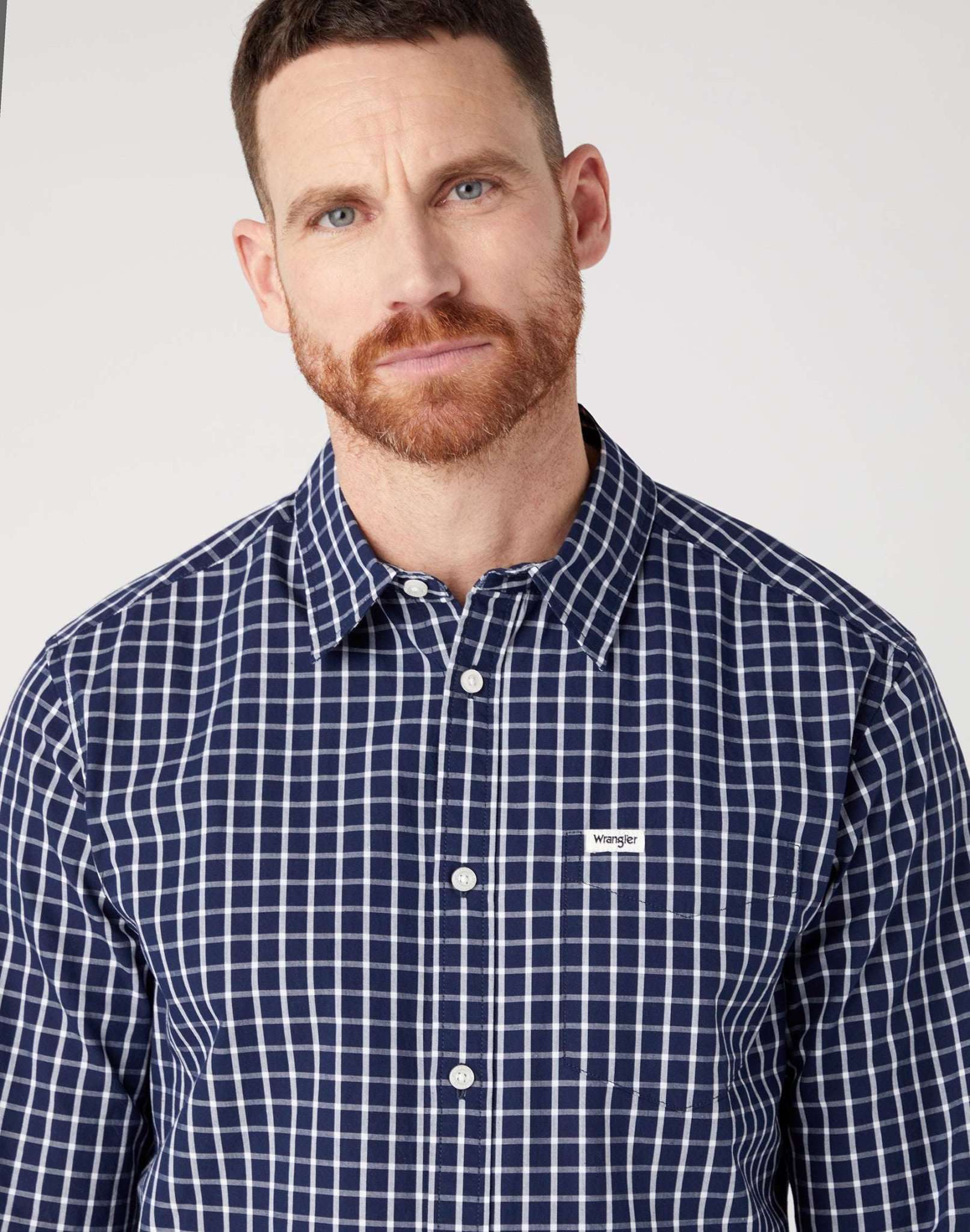 1 Pocket Shirt in True Navy Chemises Wrangler   