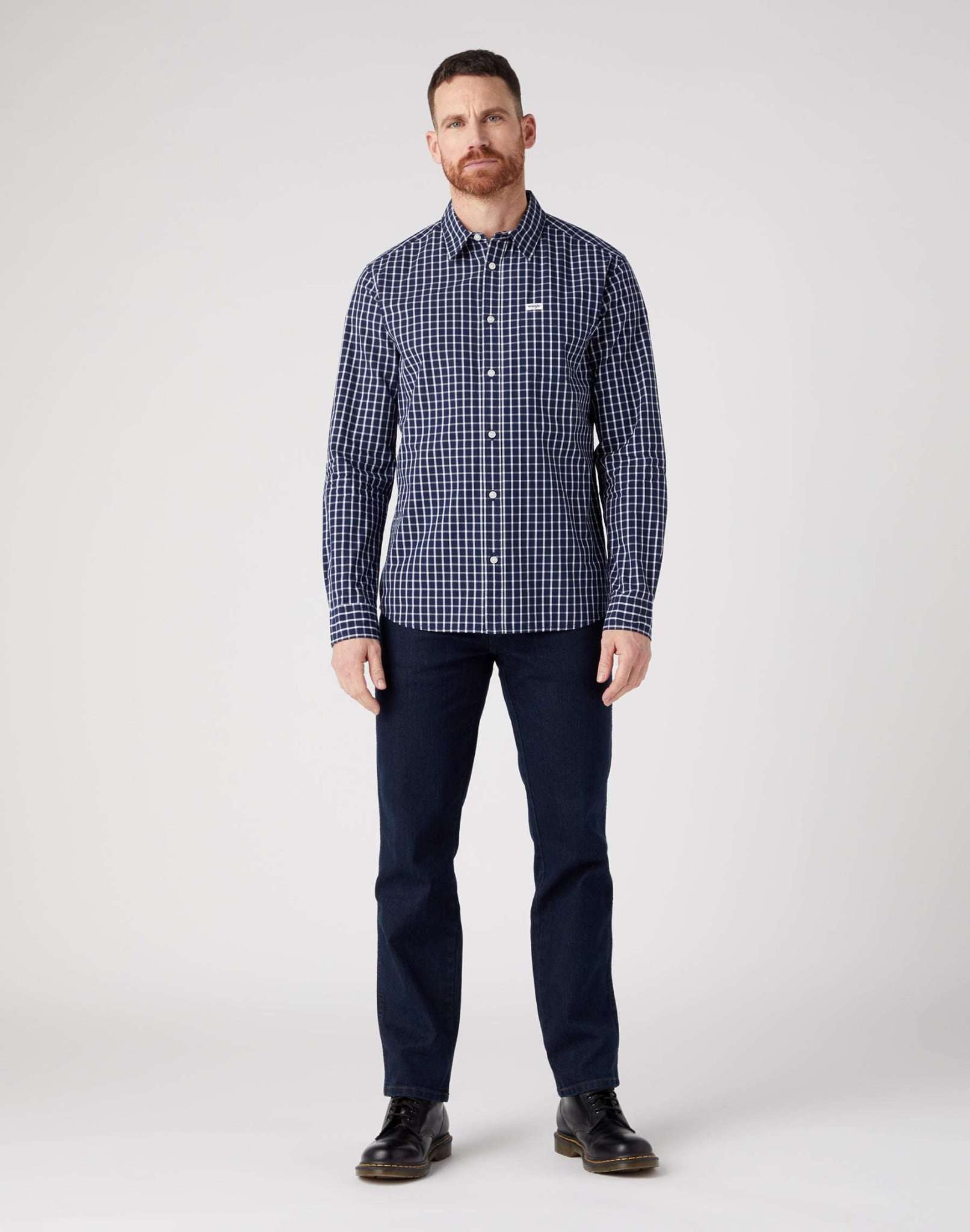 1 Pocket Shirt in True Navy Chemises Wrangler   