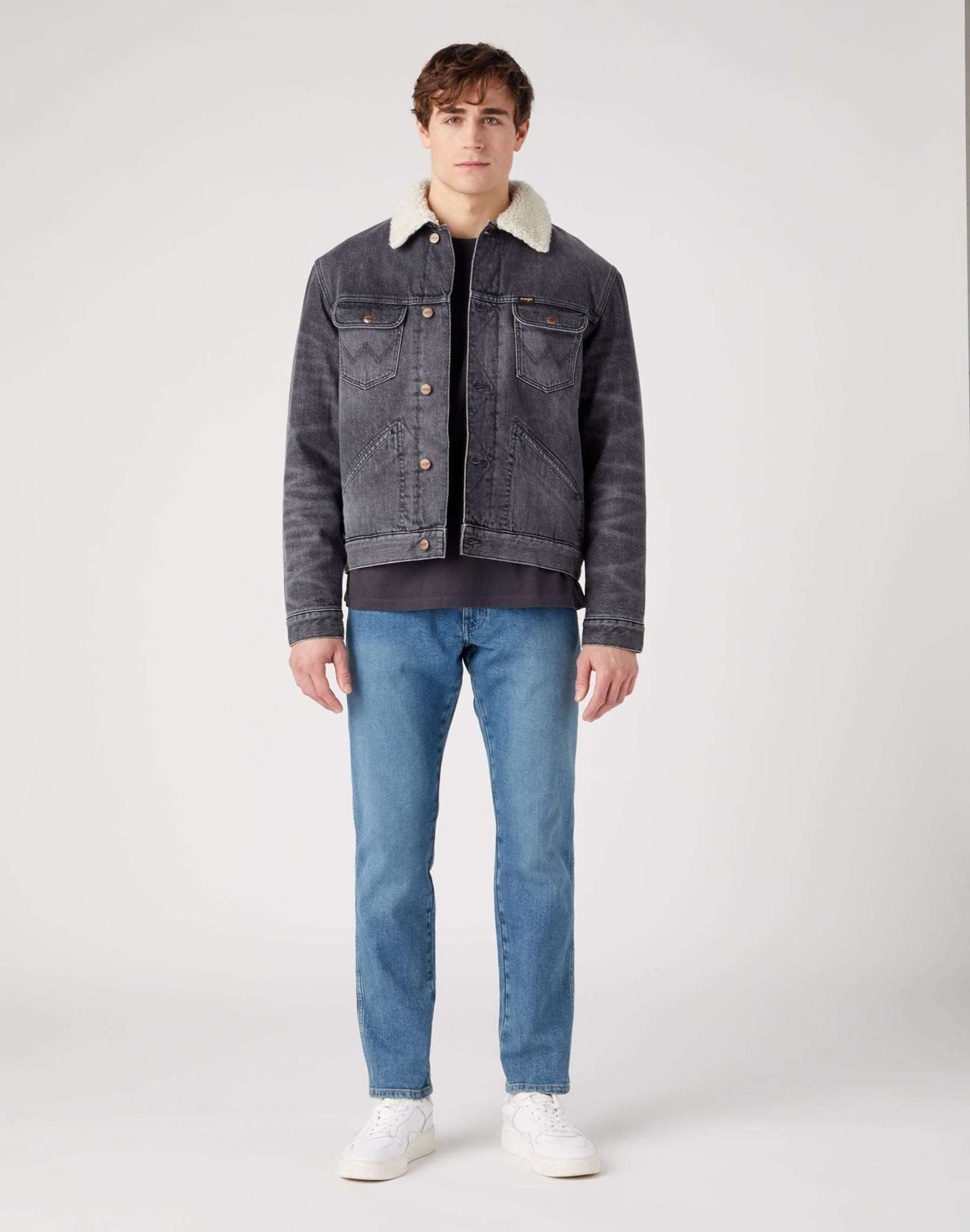 124MJ Sherpa en Trouble Maker Vestes Wrangler   