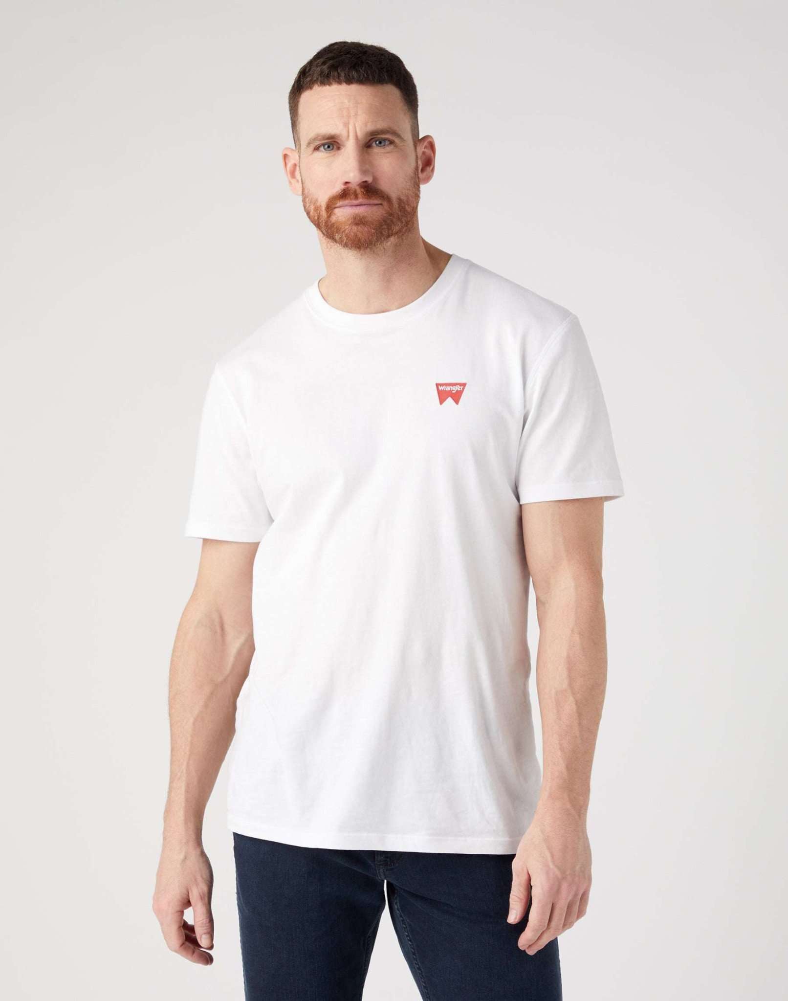 Sign Off Tee in White T-shirts Wrangler   