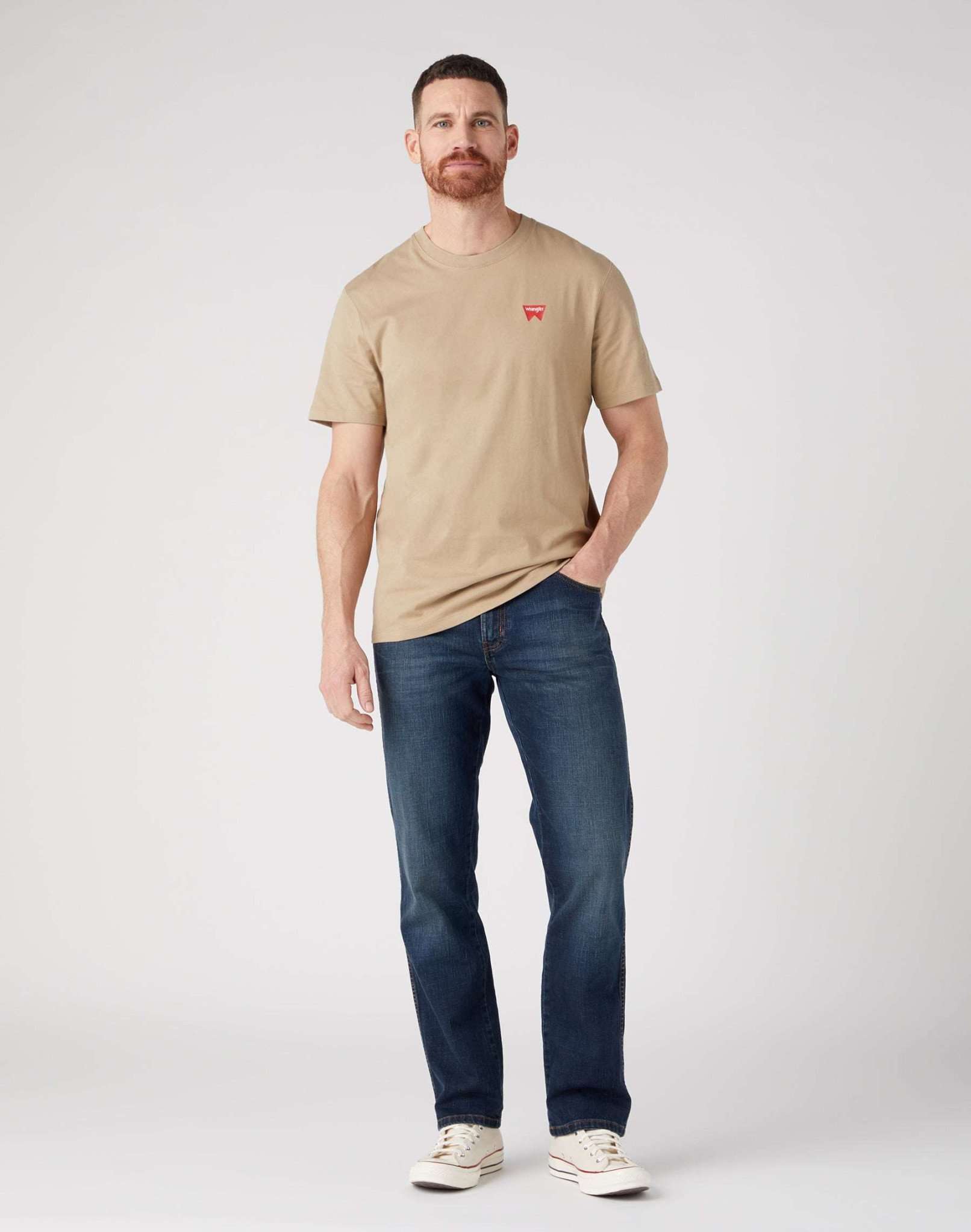 Sign Off Tee in Chinchilla T-shirts Wrangler   