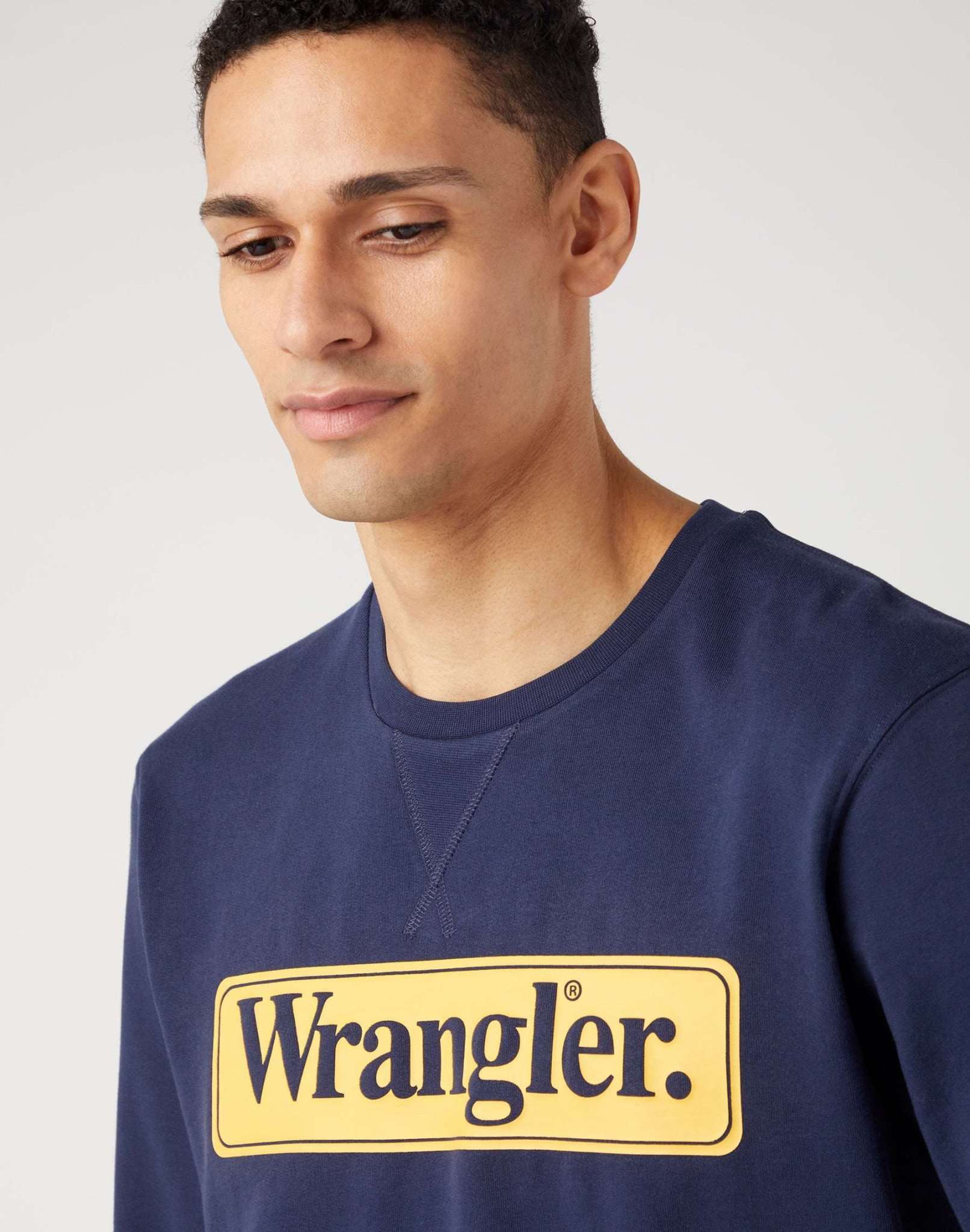 Seasonal Crew in Navy Sweatshirts Wrangler   