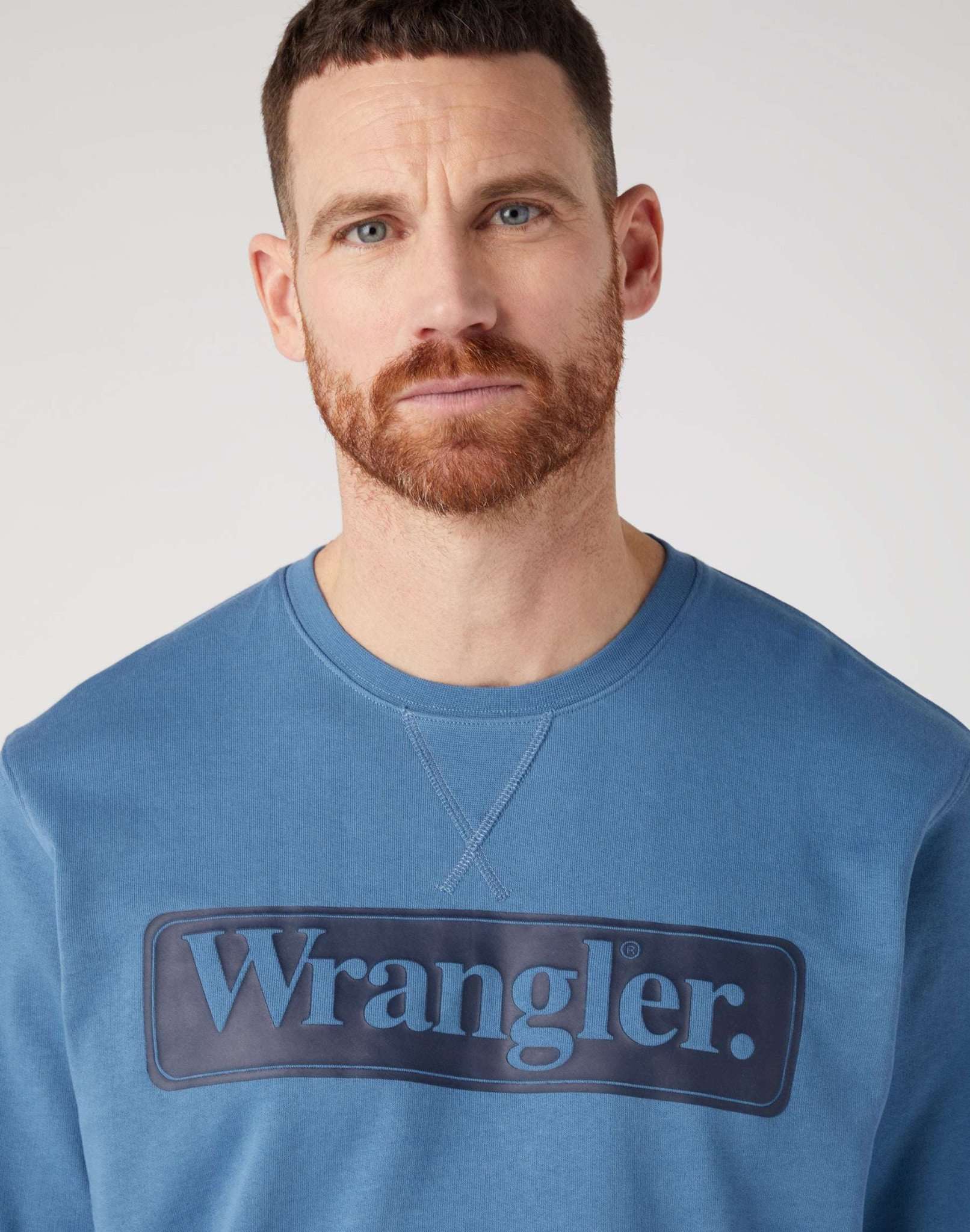 Seasonal Crew in Captains Blue Sweatshirts Wrangler   