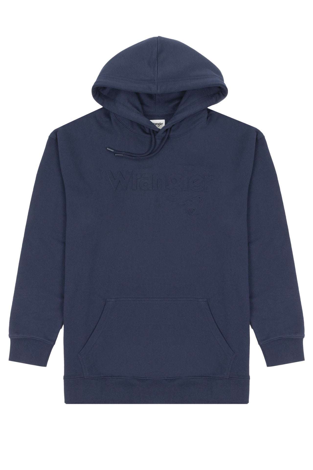 Sweat à capuche logo marine Wrangler   