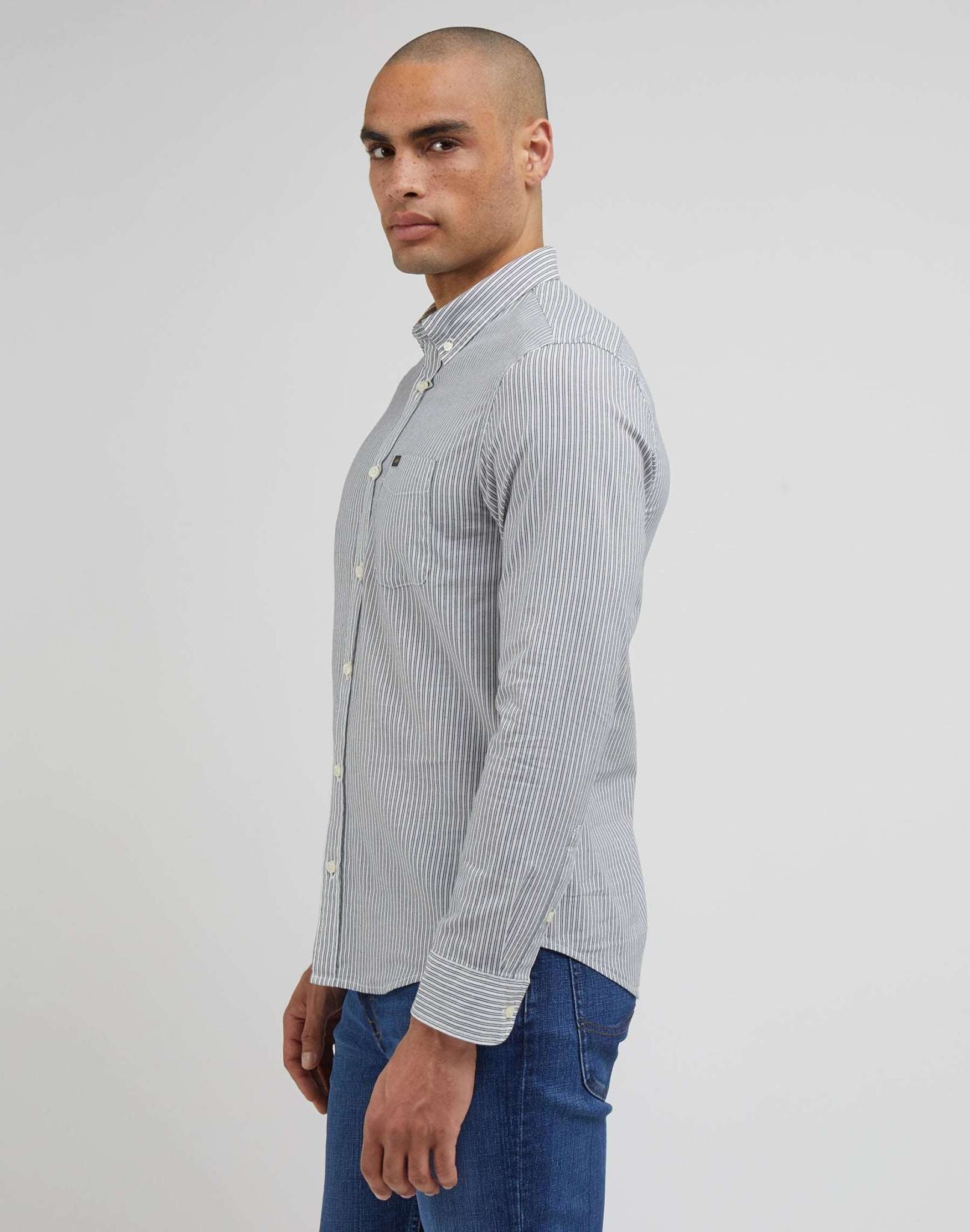 Lee Button Down en écru Chemises Lee   