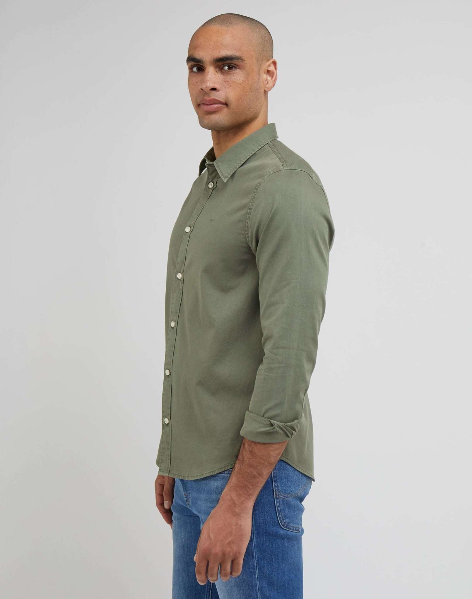 Patch Shirt dans Chemises Olive Grove Lee   