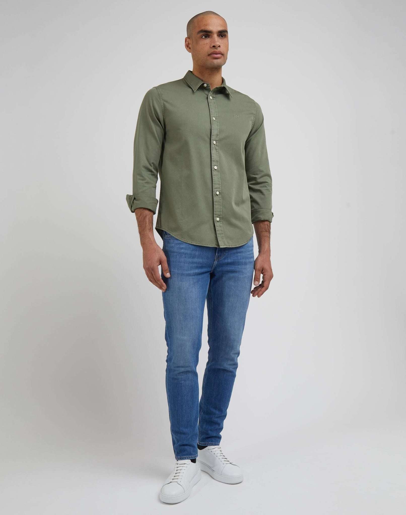 Patch Shirt dans Chemises Olive Grove Lee   