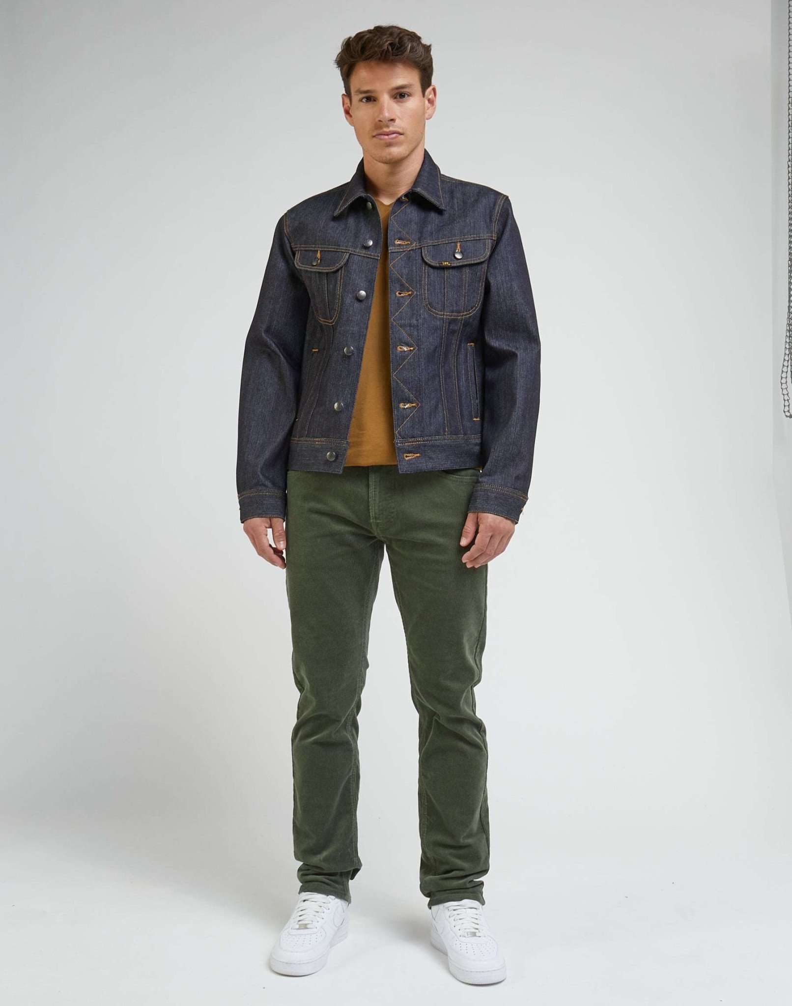 Daren Zip Fly en pantalon Olive Grove Lee   