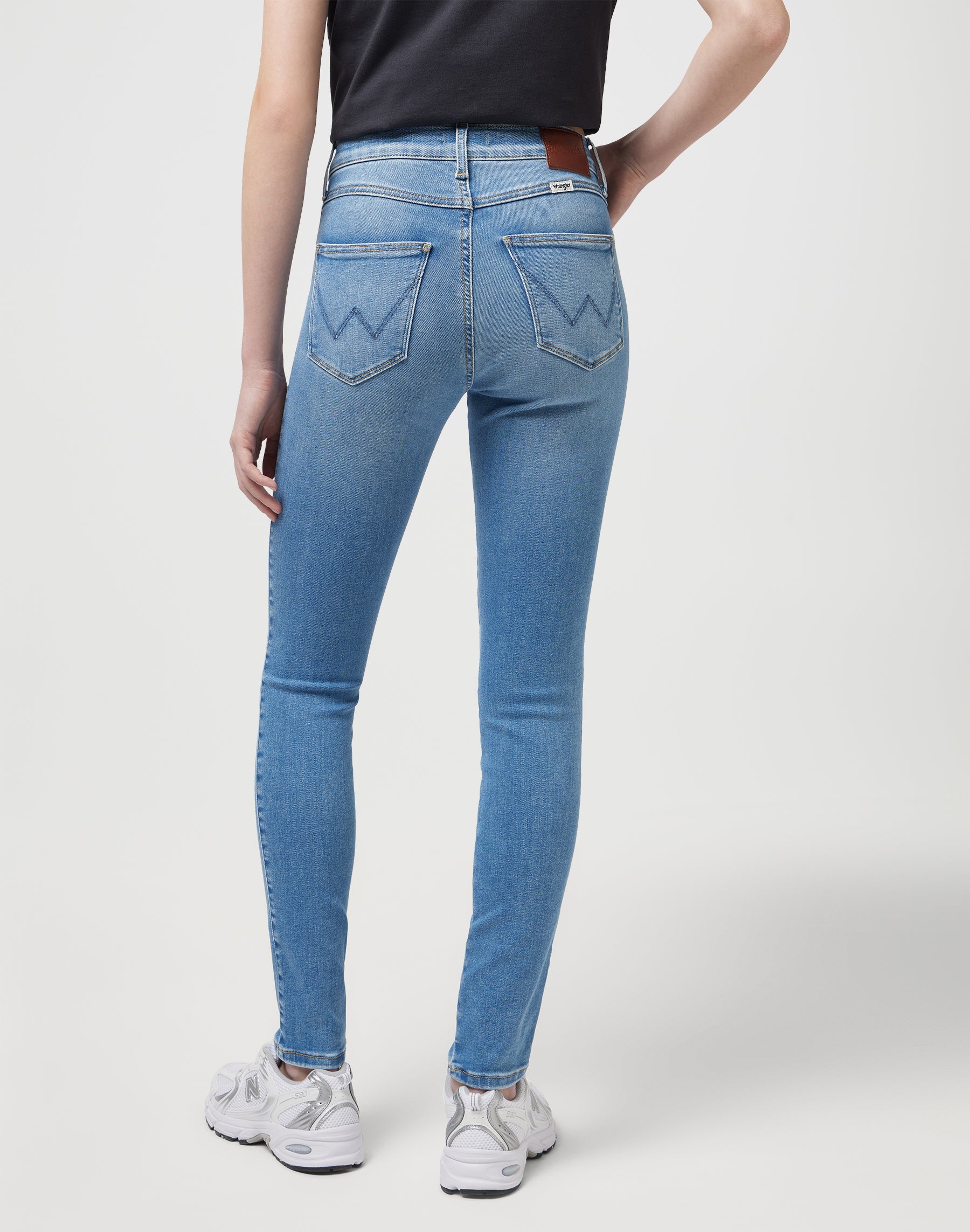 High Skinny in Blue Love Jeans Wrangler   