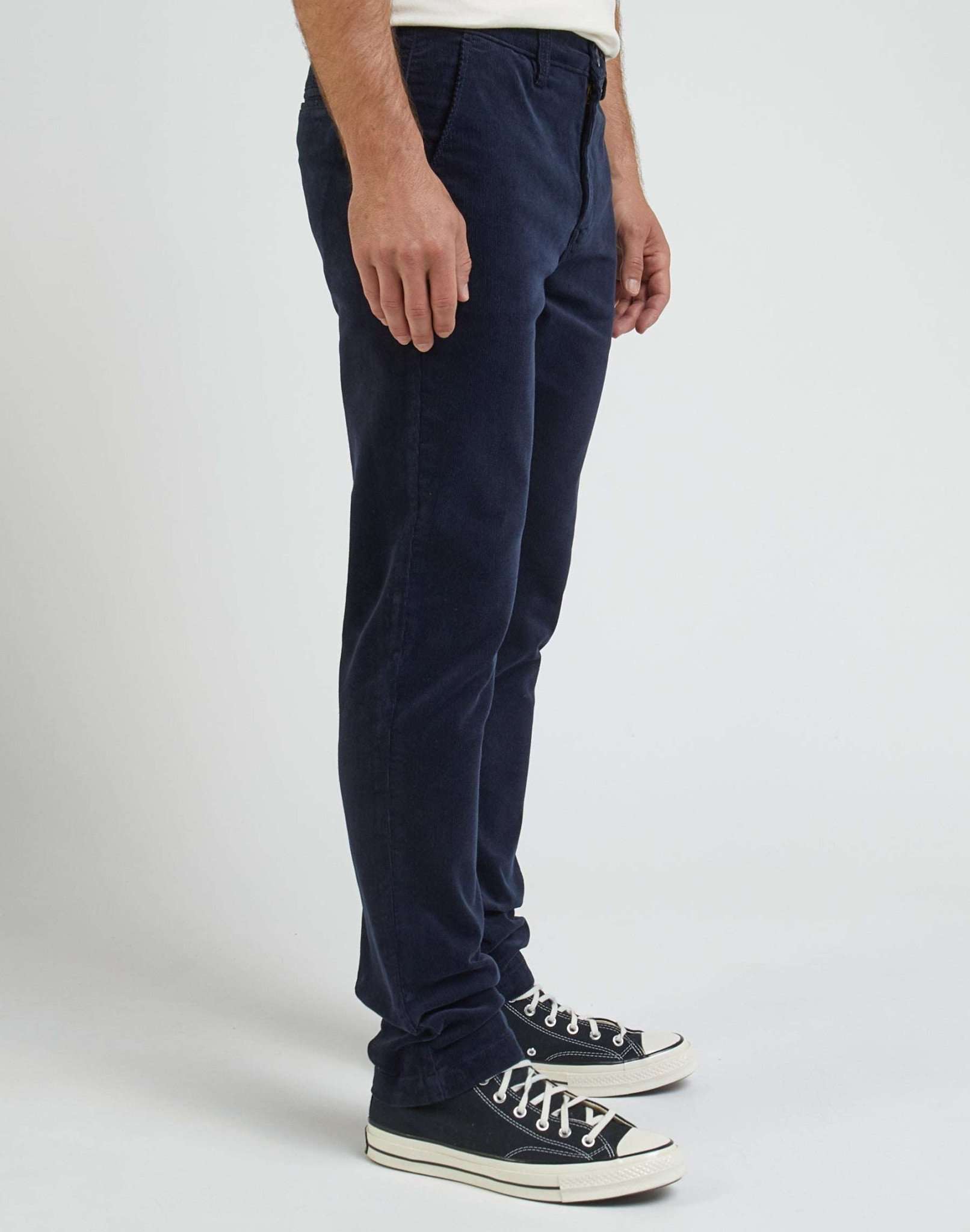 Slim Chino Corduroy in Sky Captain Pantalon Lee   