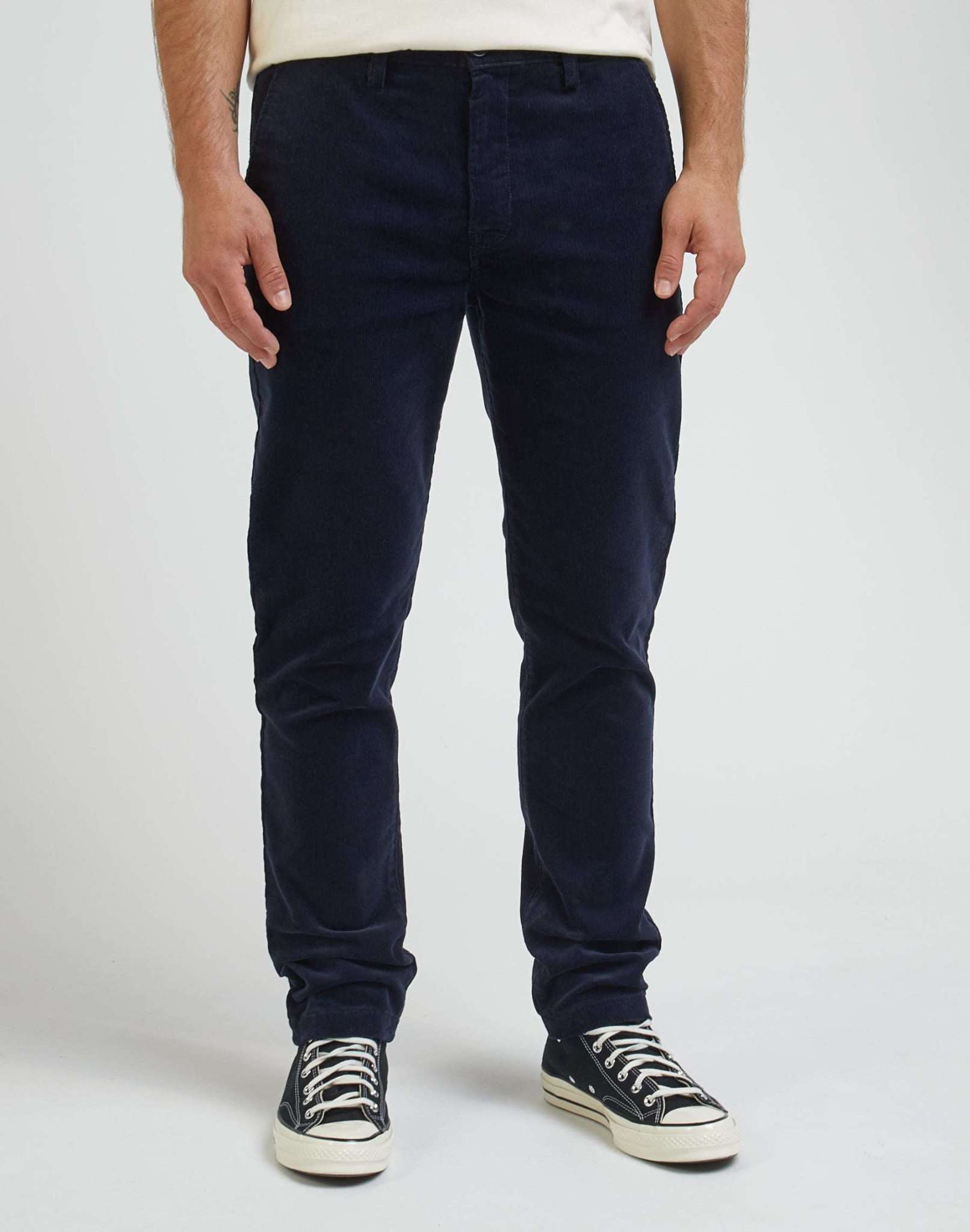 Slim Chino Corduroy in Sky Captain Pantalon Lee   