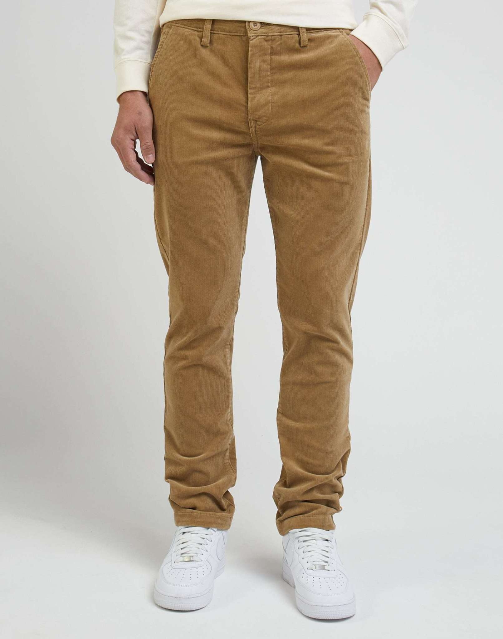 Slim Chino Corduroy en pantalon Clay Lee   