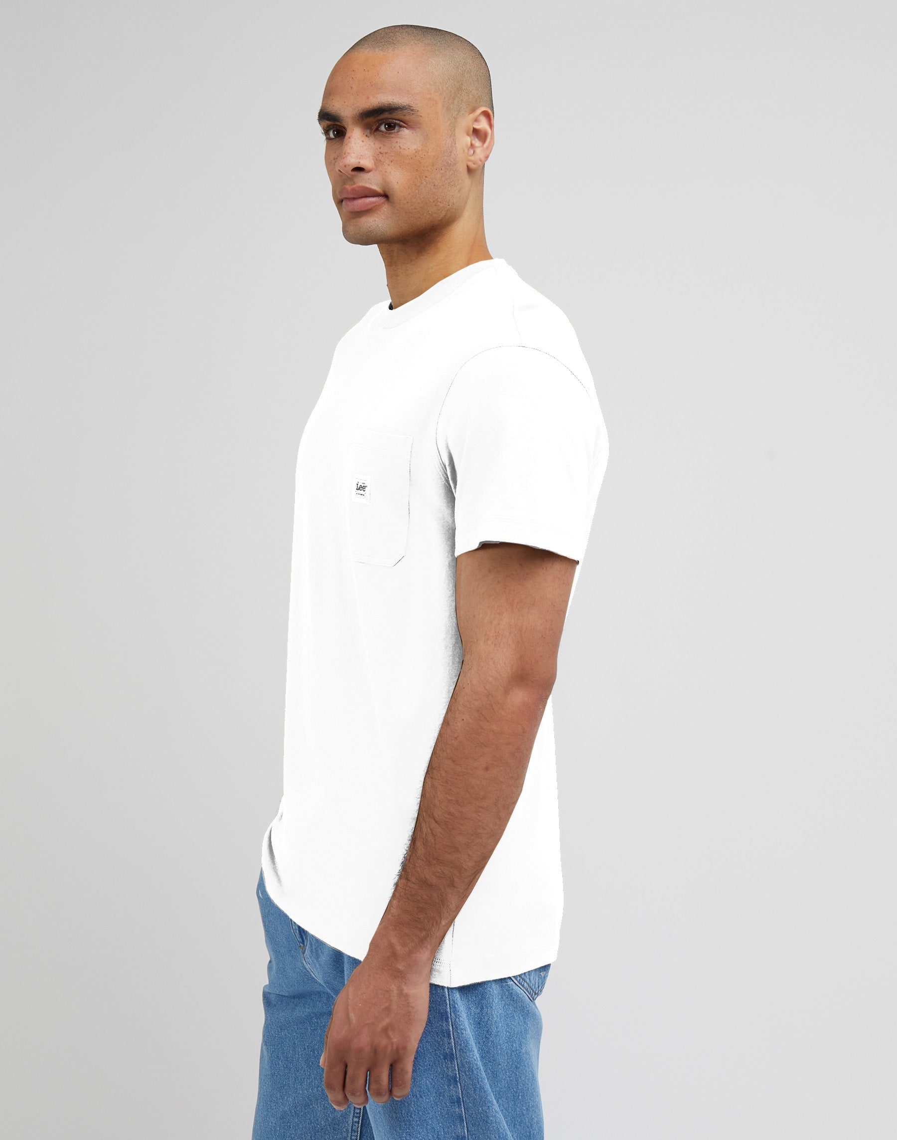 WW Pocket Tee en écru T-shirts Lee   