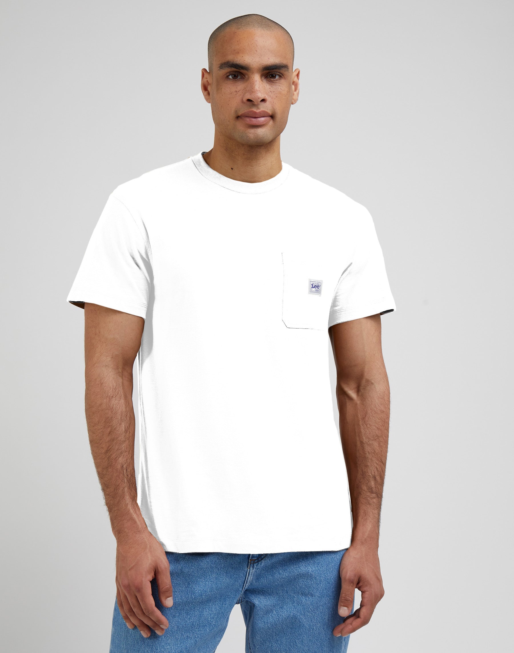 WW Pocket Tee en écru T-shirts Lee   