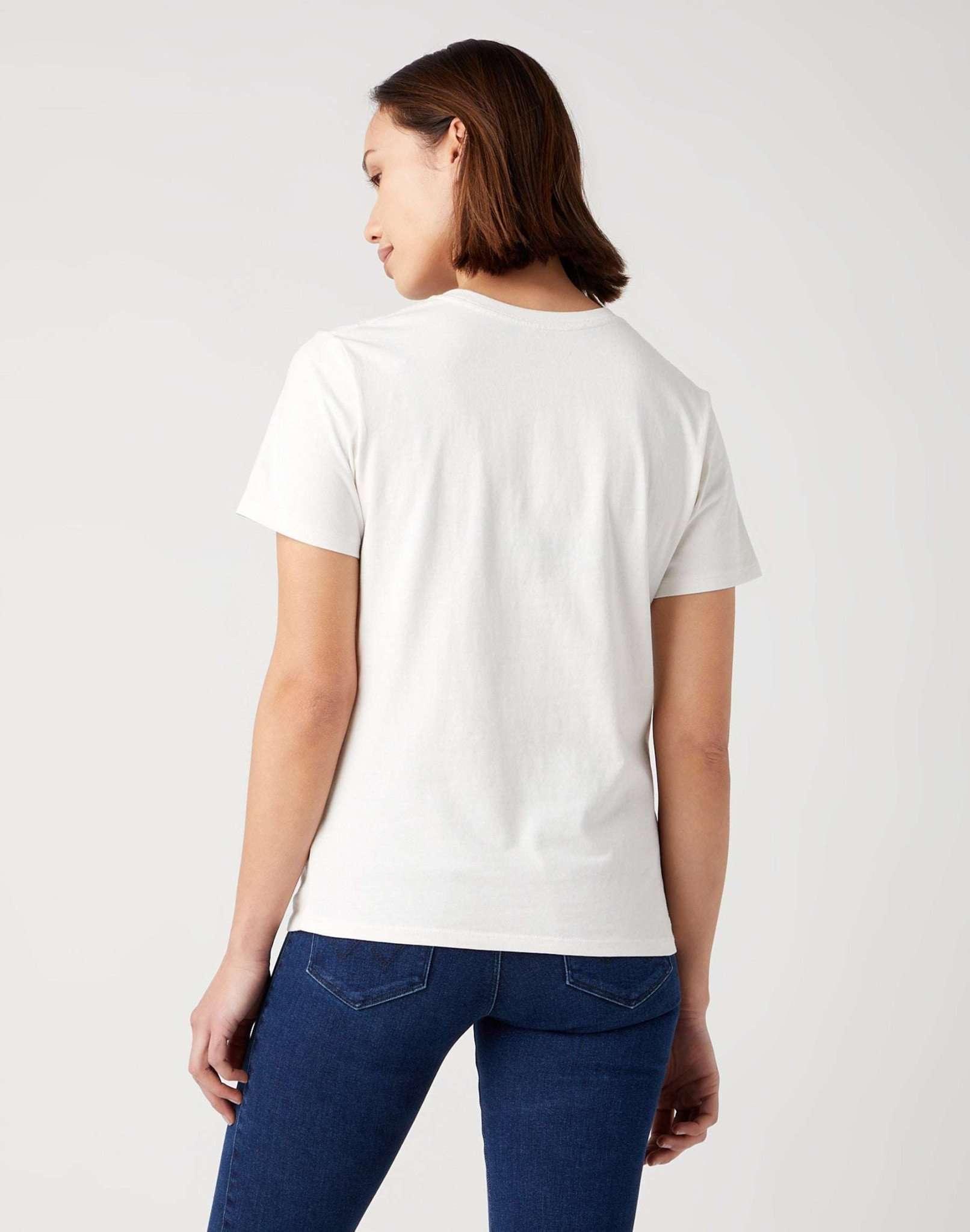 Slim Tee in Worn White T-shirts Wrangler   