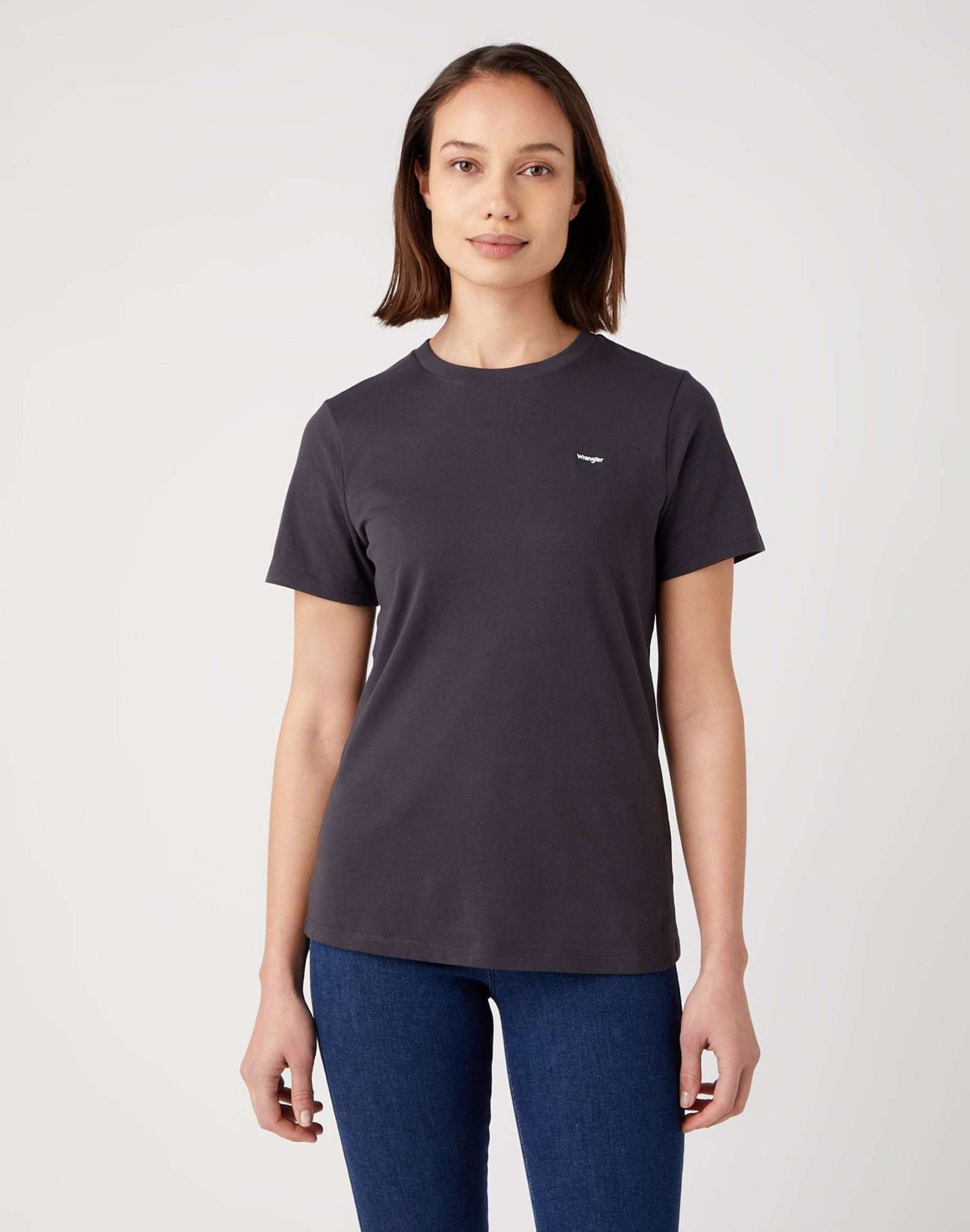 Slim Tee in Faded Black T-shirts Wrangler   