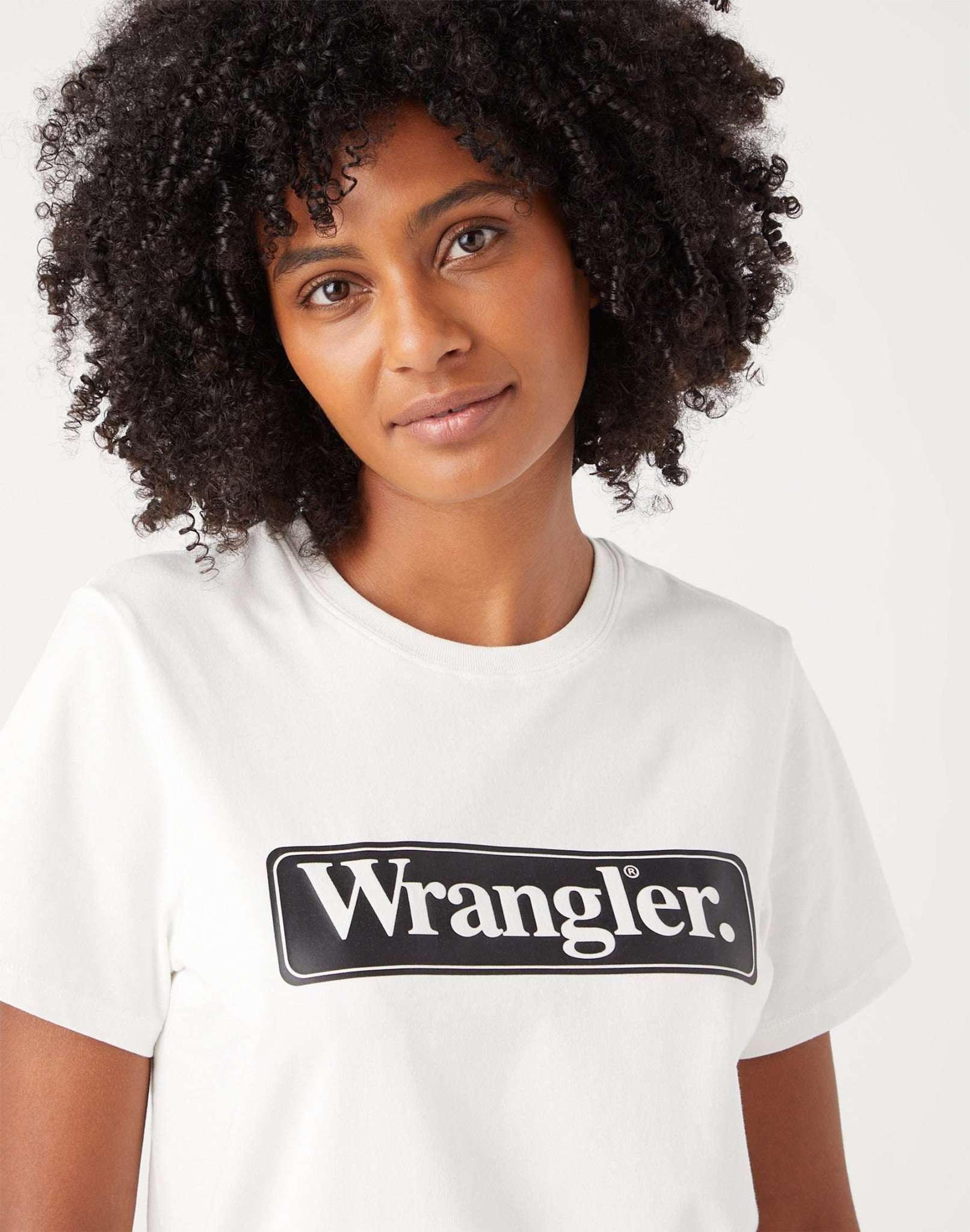 Regular Tee in Worn In White T-shirts Wrangler   