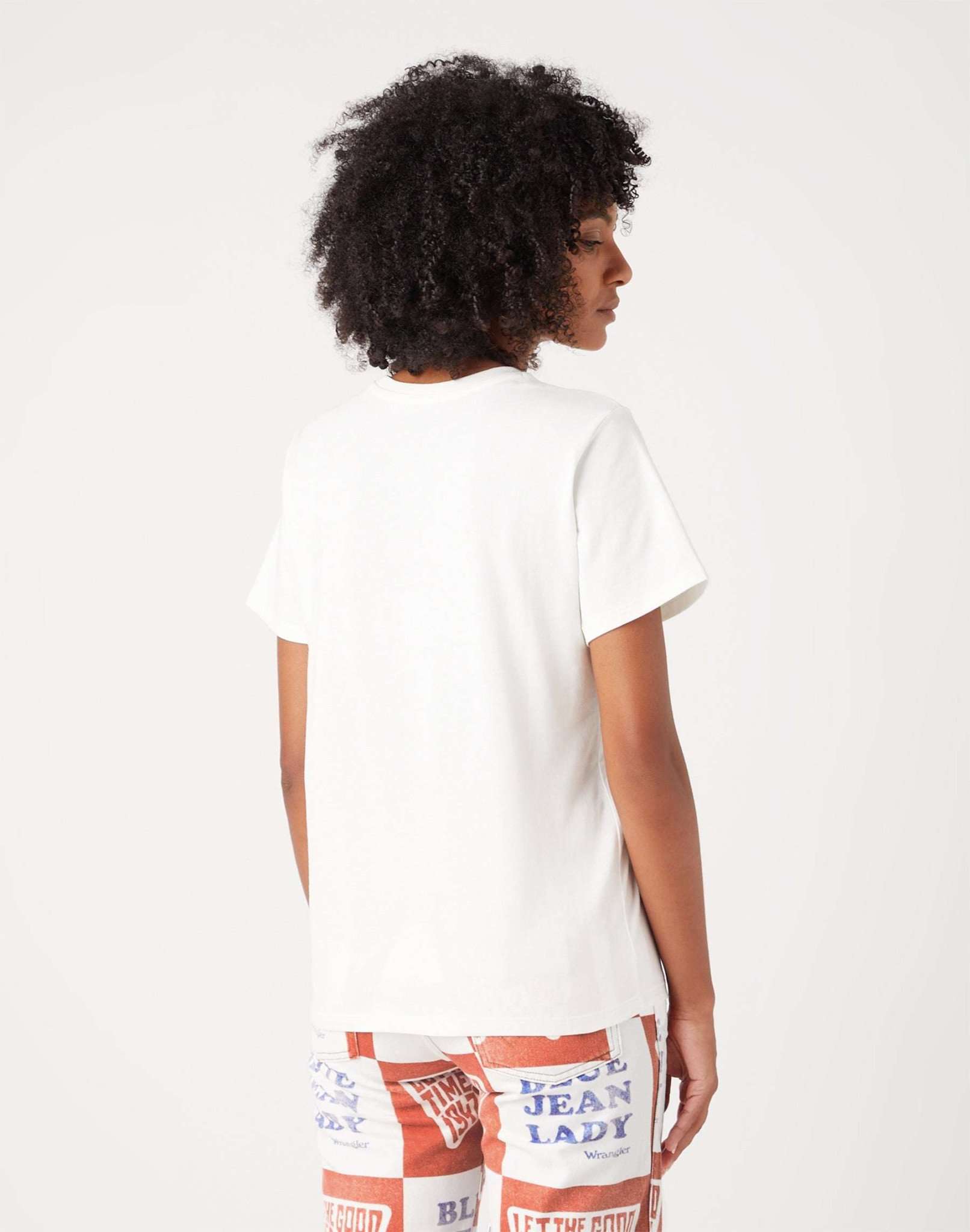 Regular Tee in Worn In White T-shirts Wrangler   