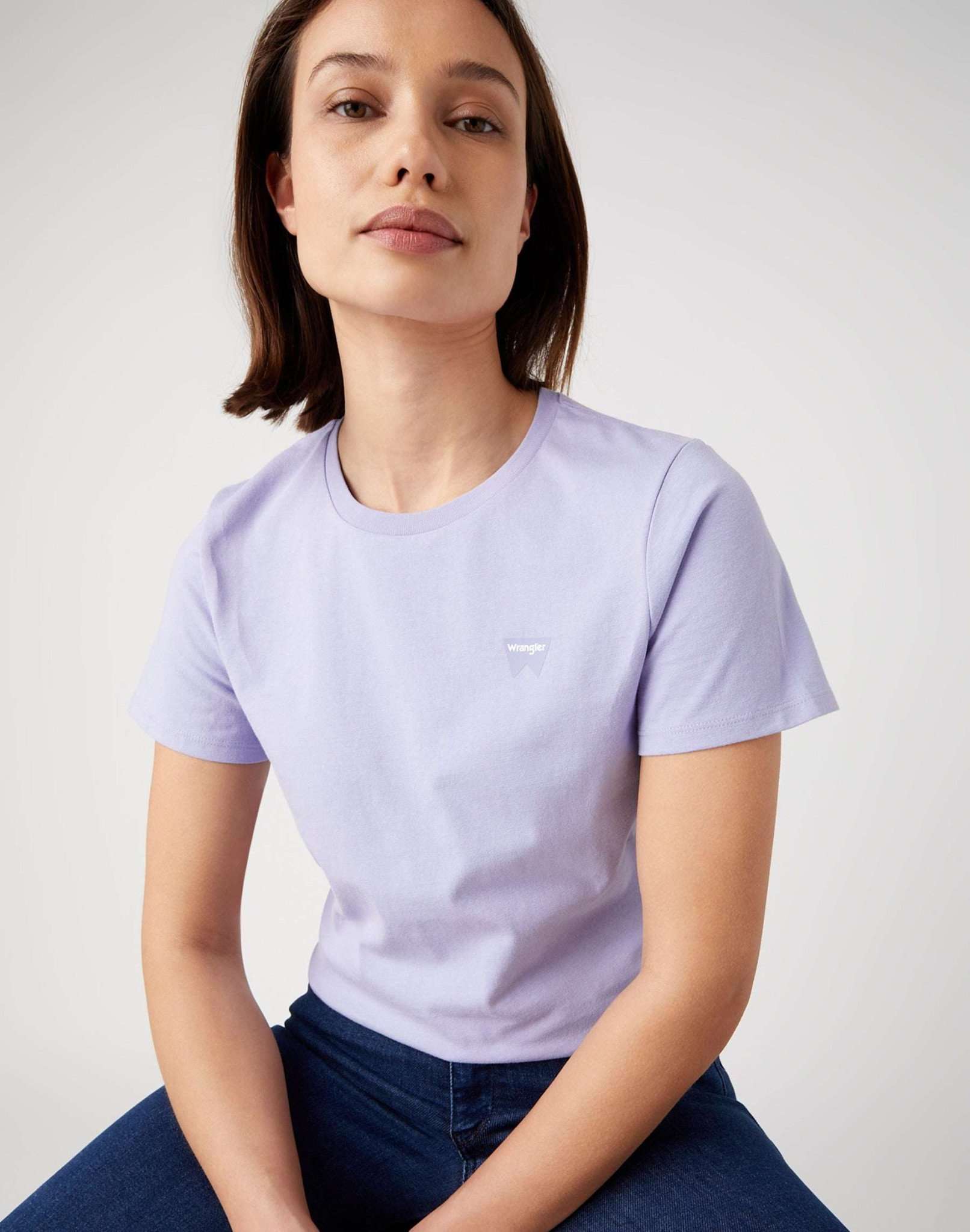 Slim Tee in Sweet Lavender T-shirts Wrangler   