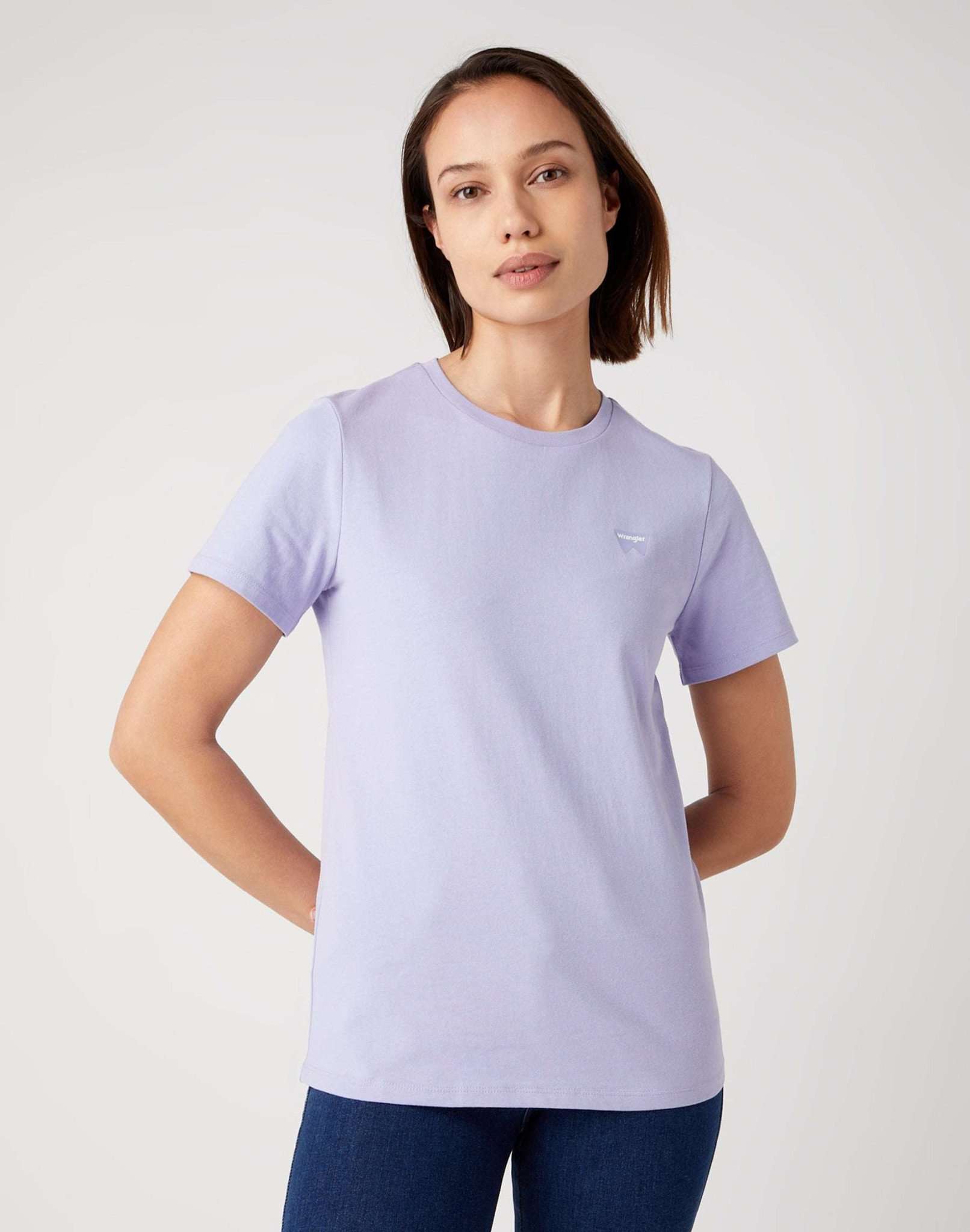 Slim Tee in Sweet Lavender T-shirts Wrangler   