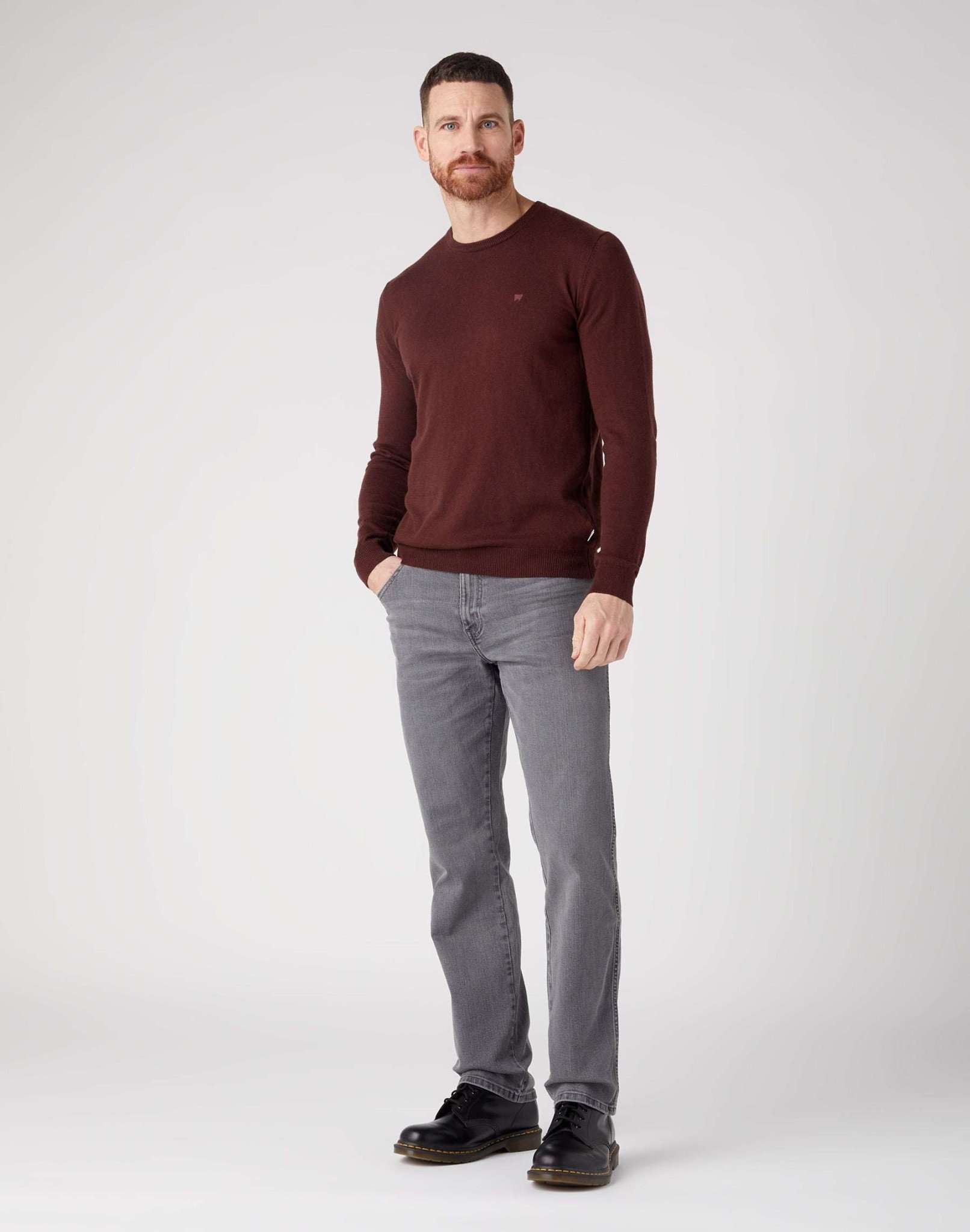 Crewneck Knit en Dahlia Pull Wrangler   