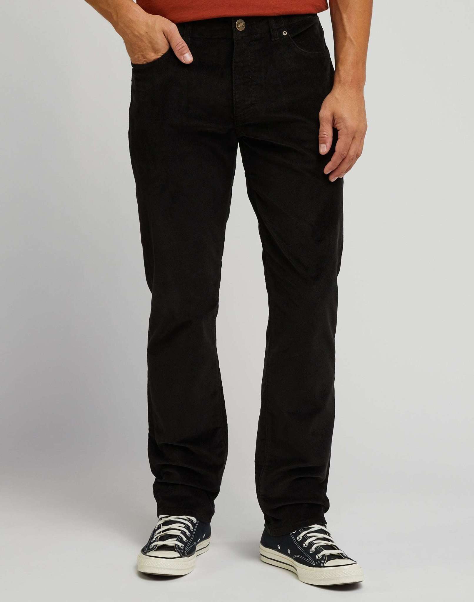 Pantalon droit MVP en noir Lee   