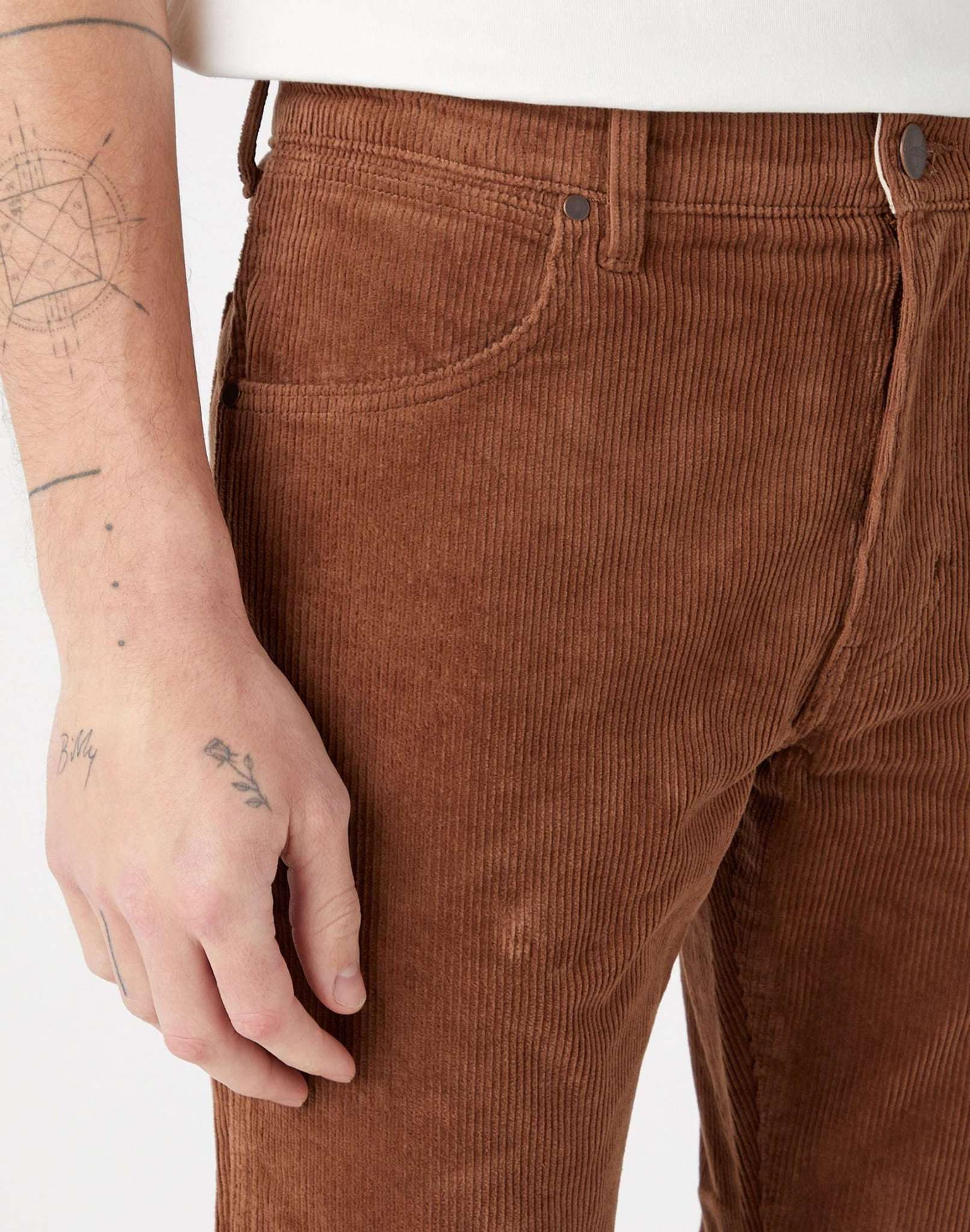 Larston en pantalon bison Wrangler   